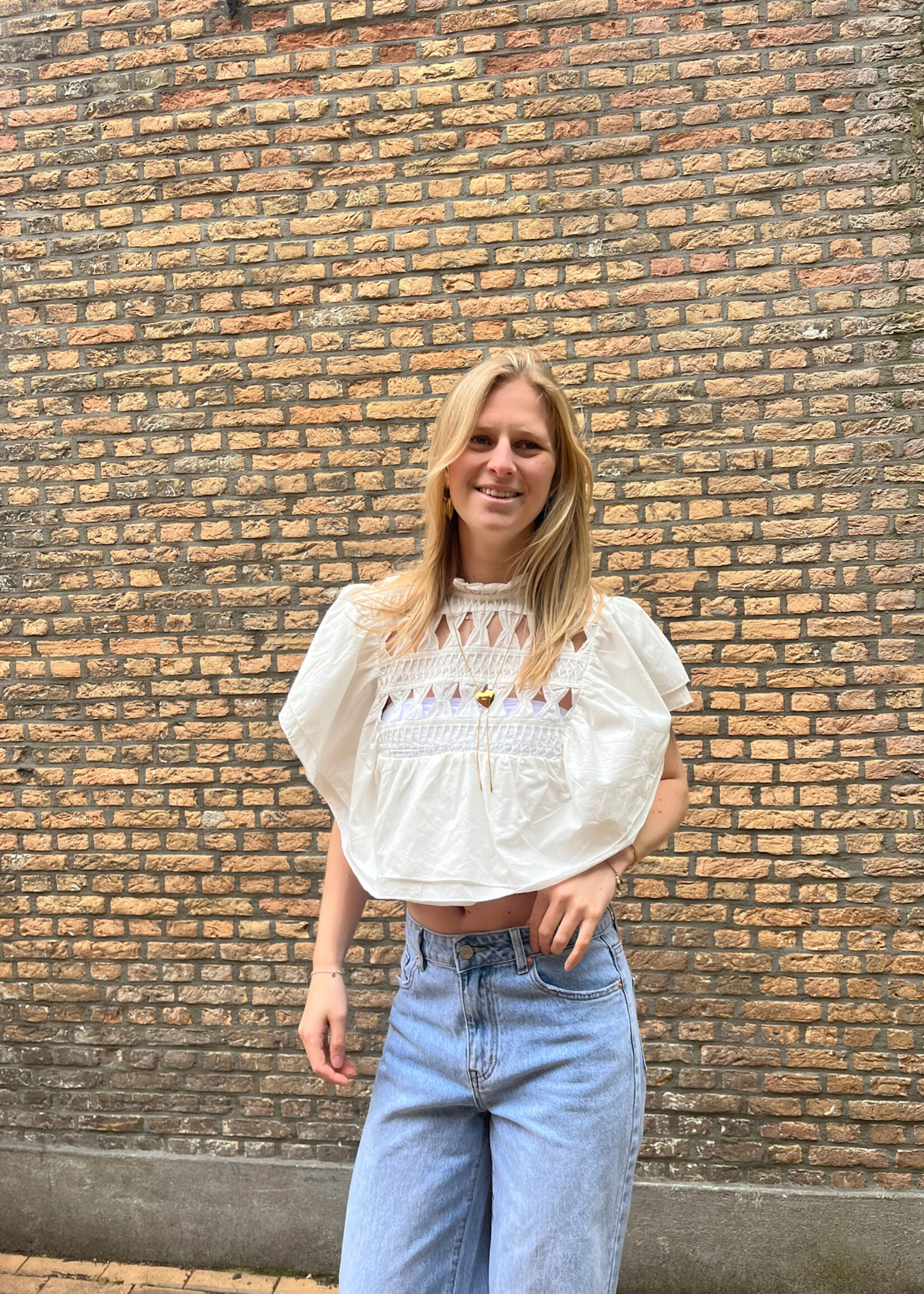 Flo Boutique Top Loa White