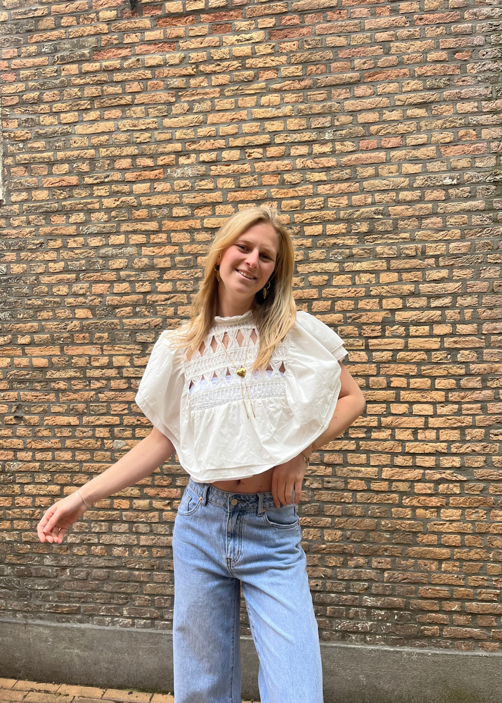 Flo Boutique Top Loa White