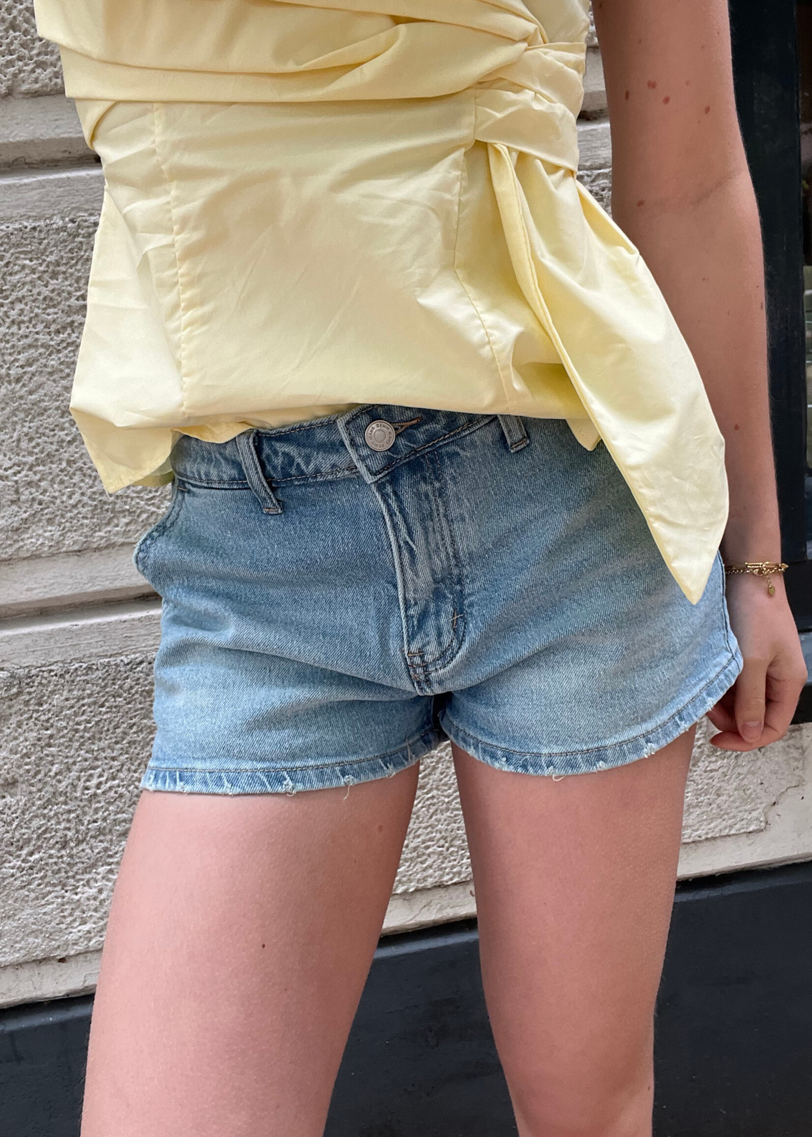 Flo Boutique Jeans Short Fiep Blue