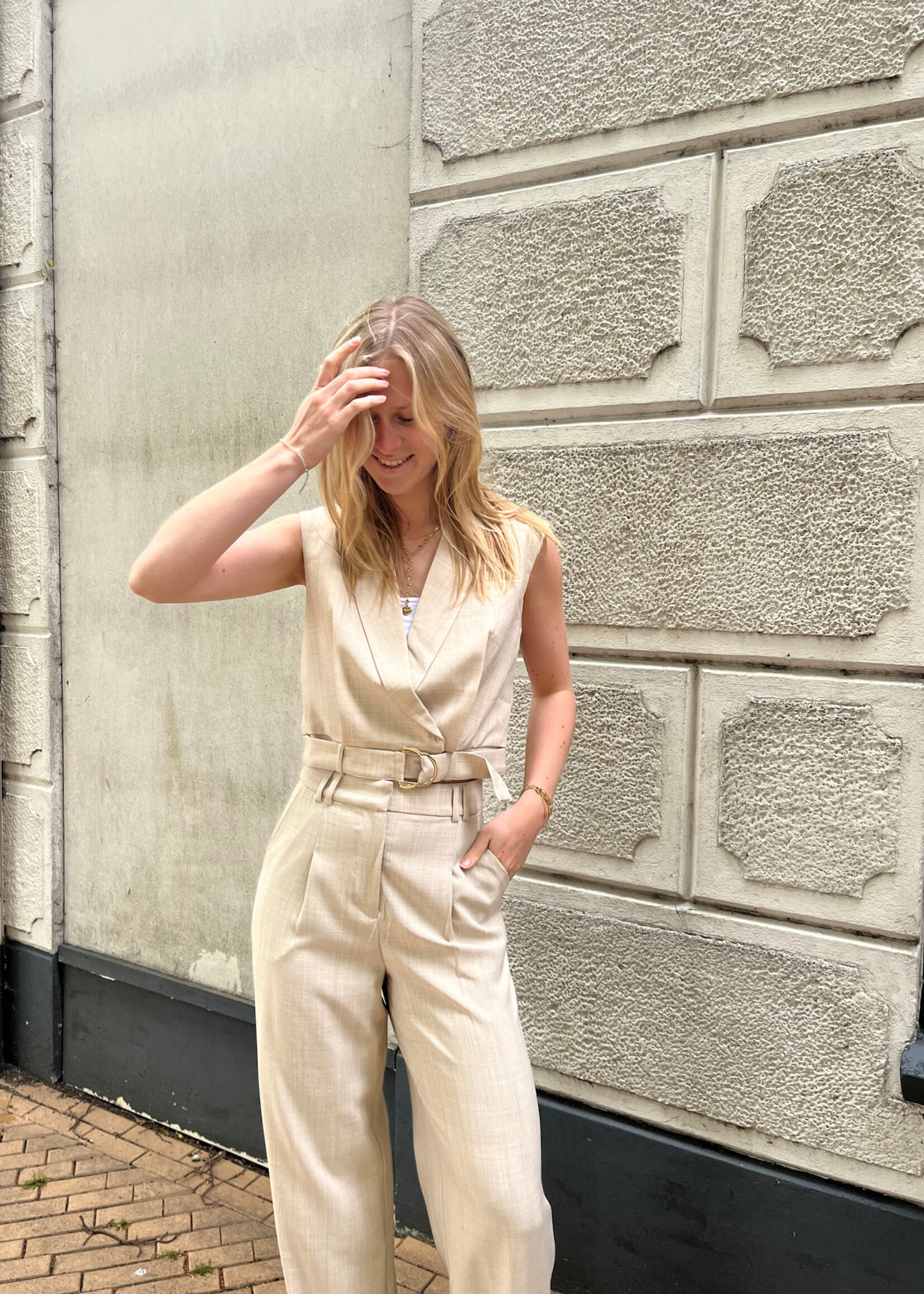 Flo Boutique Pantalon Zaar Beige