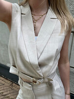 Flo Boutique Gilet Zaar Beige
