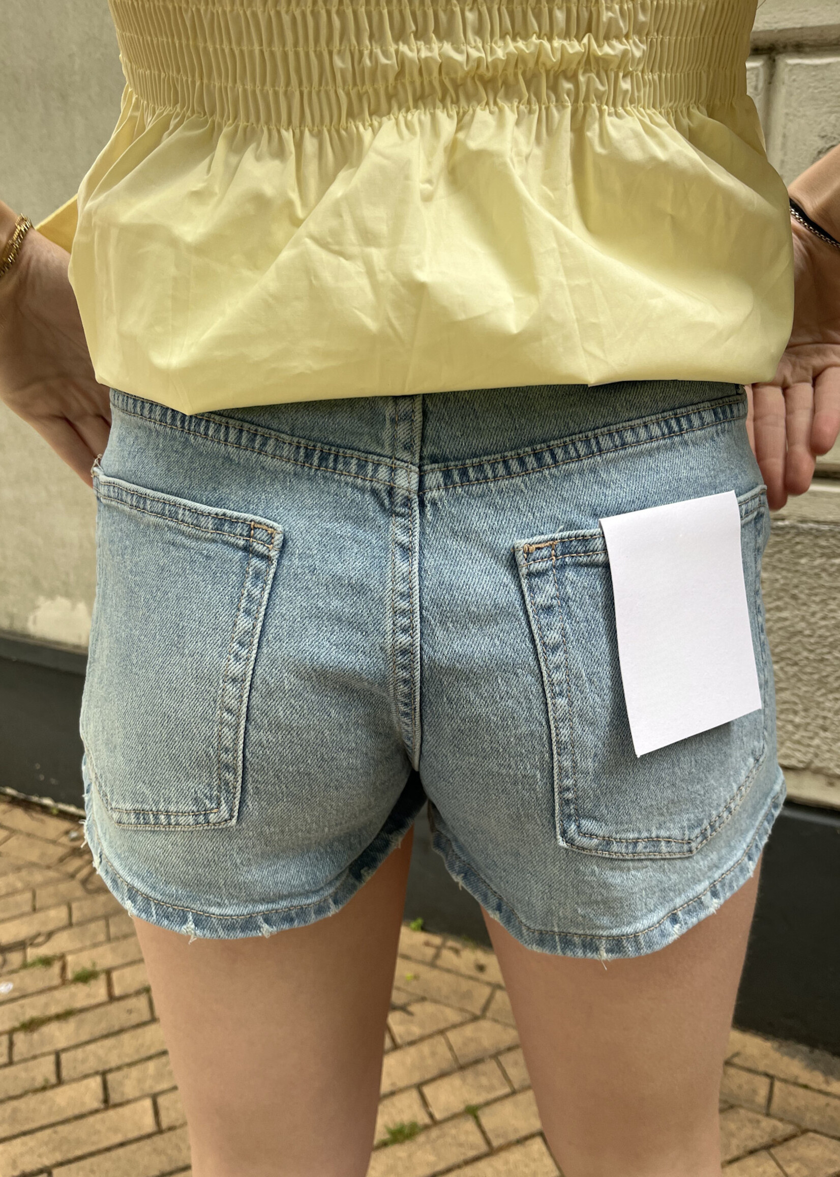Flo Boutique Jeans Short Fiep Blue