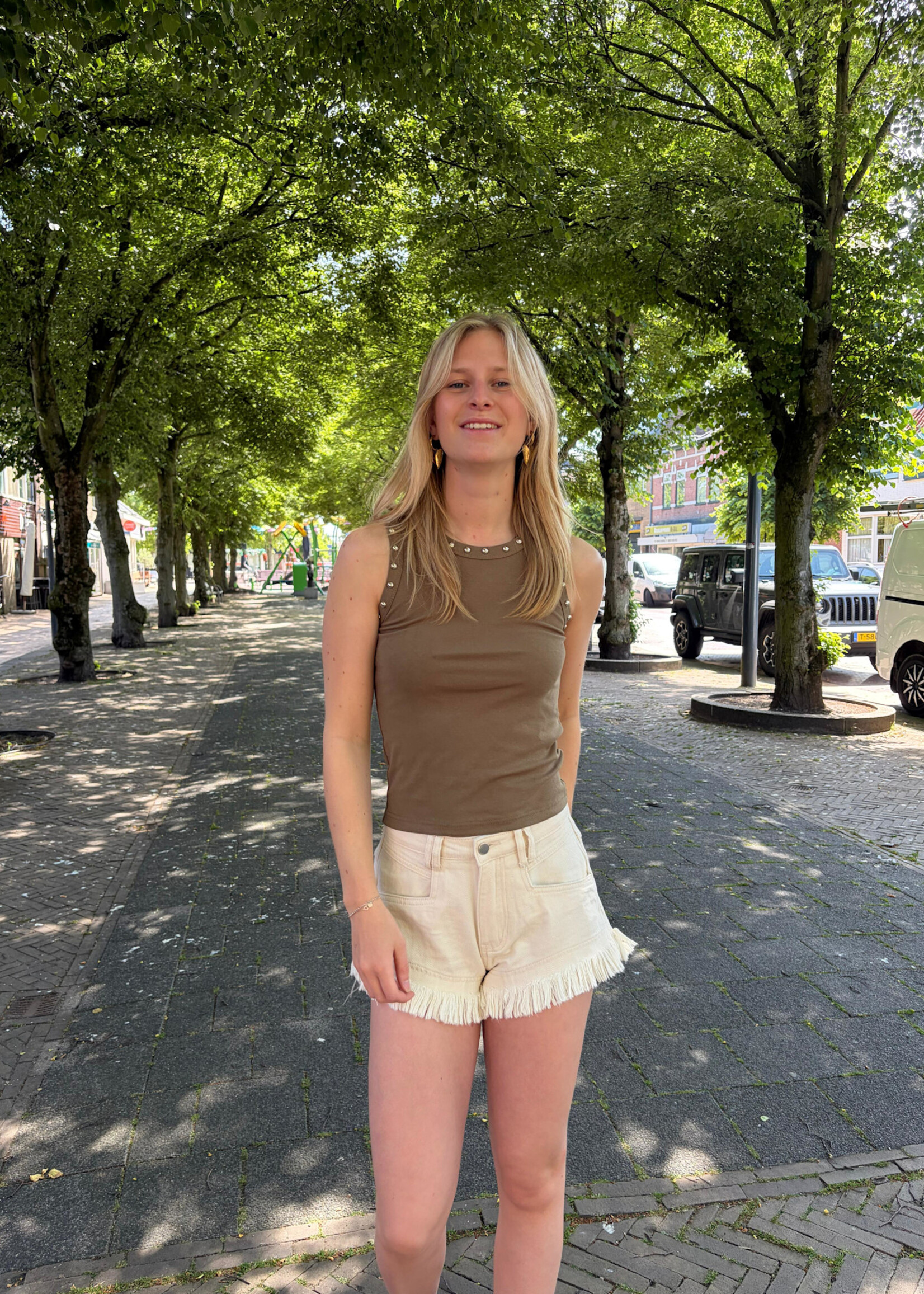 Flo Boutique Short Jinte Beige