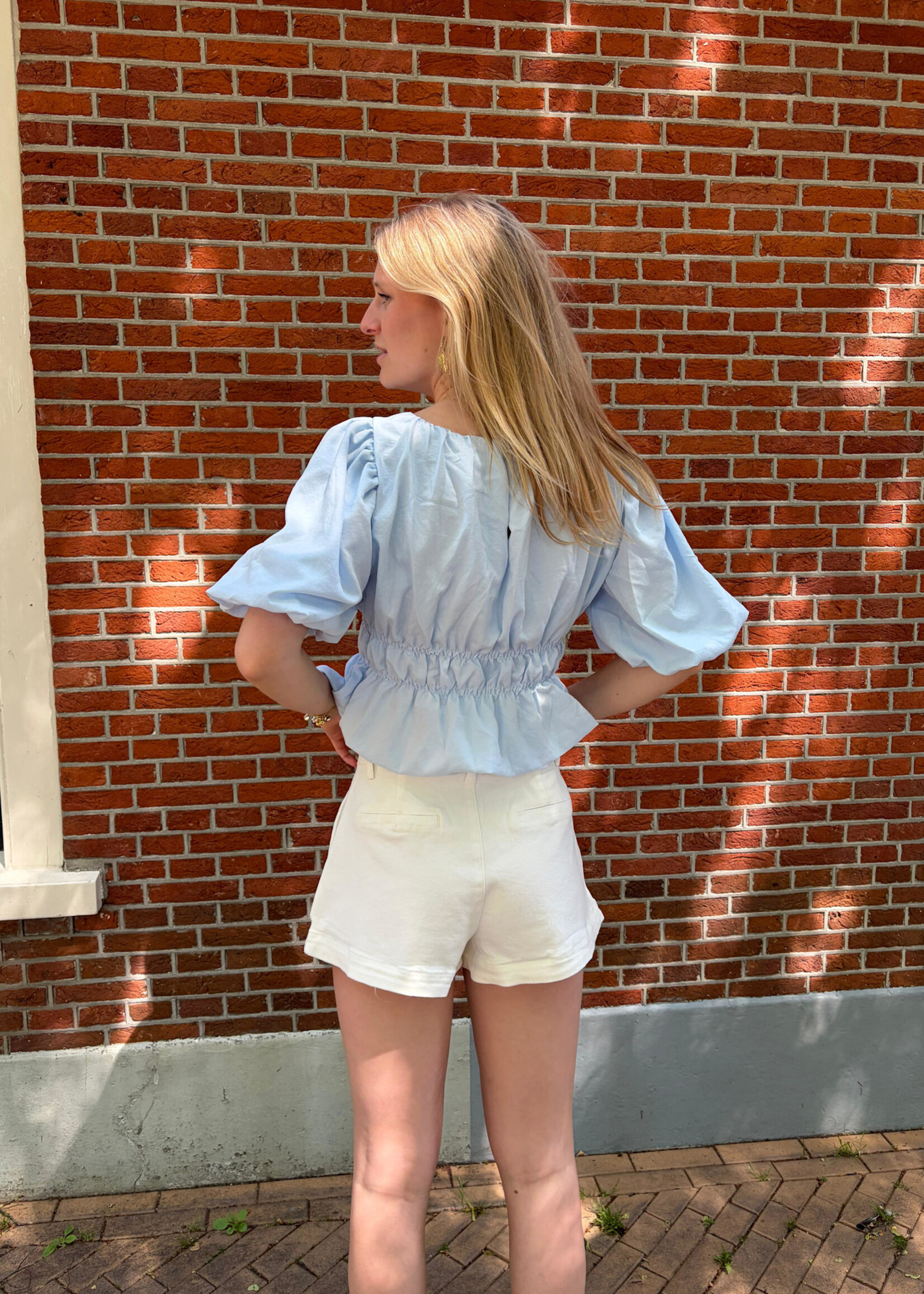 Flo Boutique Top Famke Blue