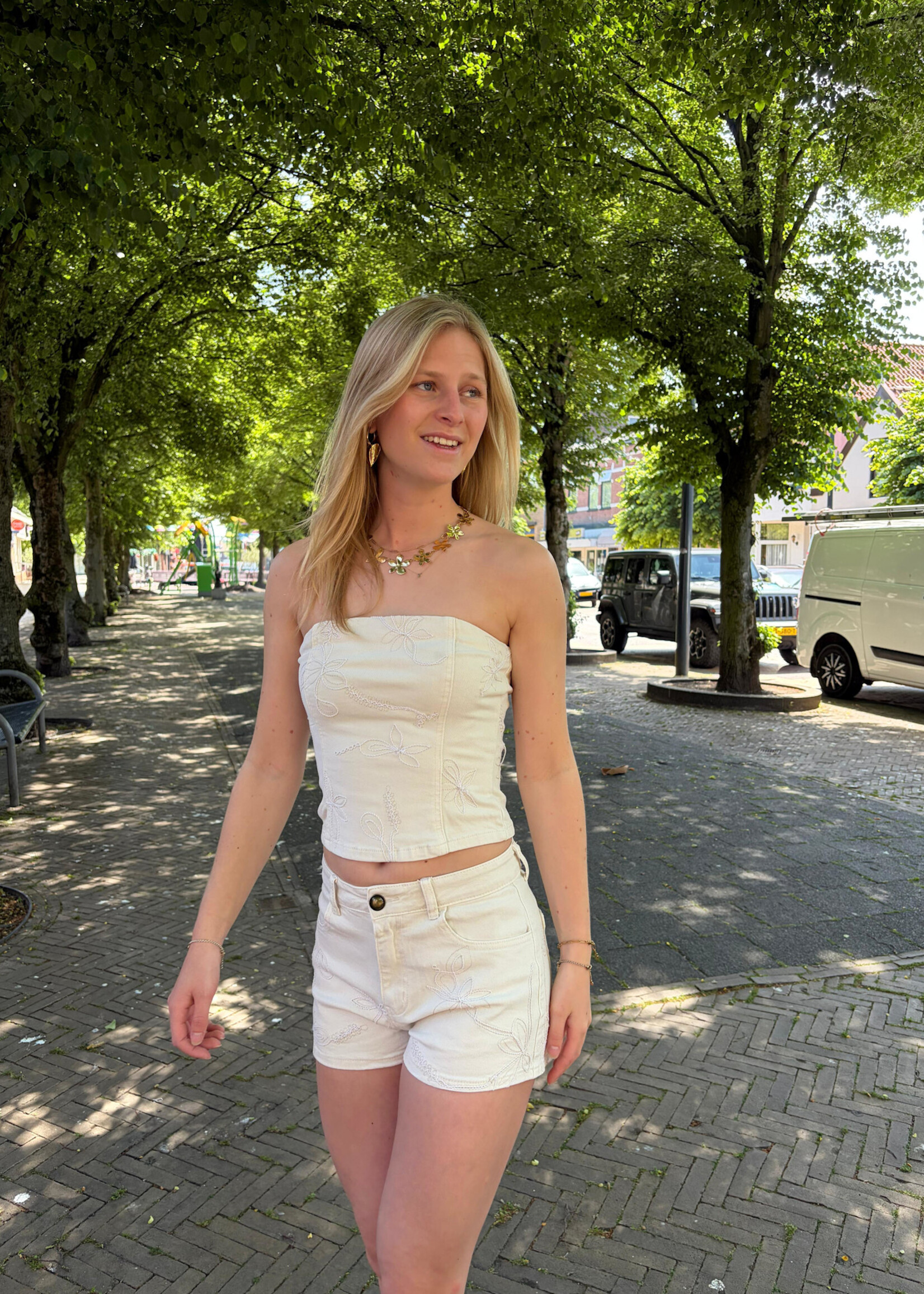 Flo Boutique Bandeau Top Avery Beige