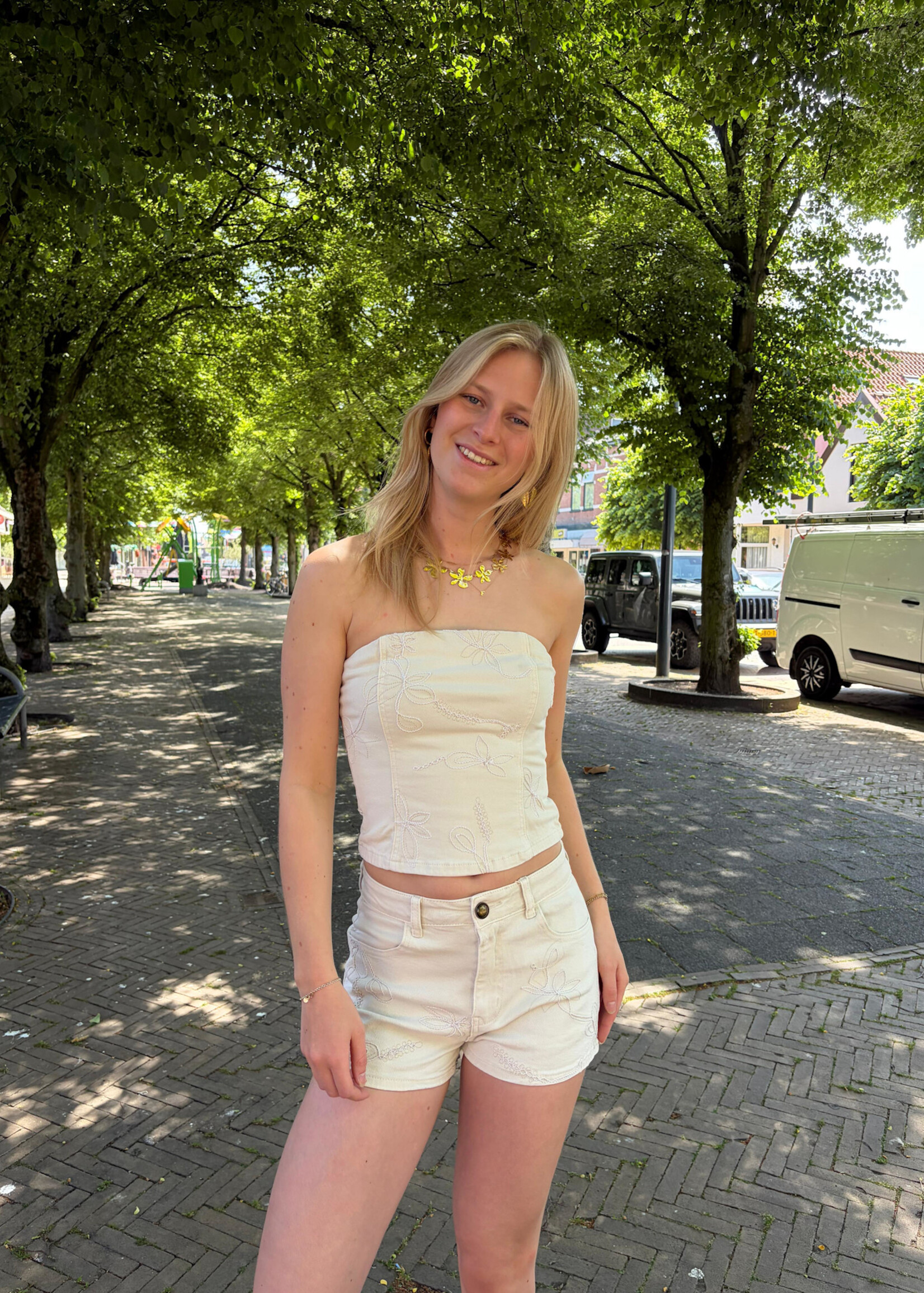 Flo Boutique Bandeau Top Avery Beige