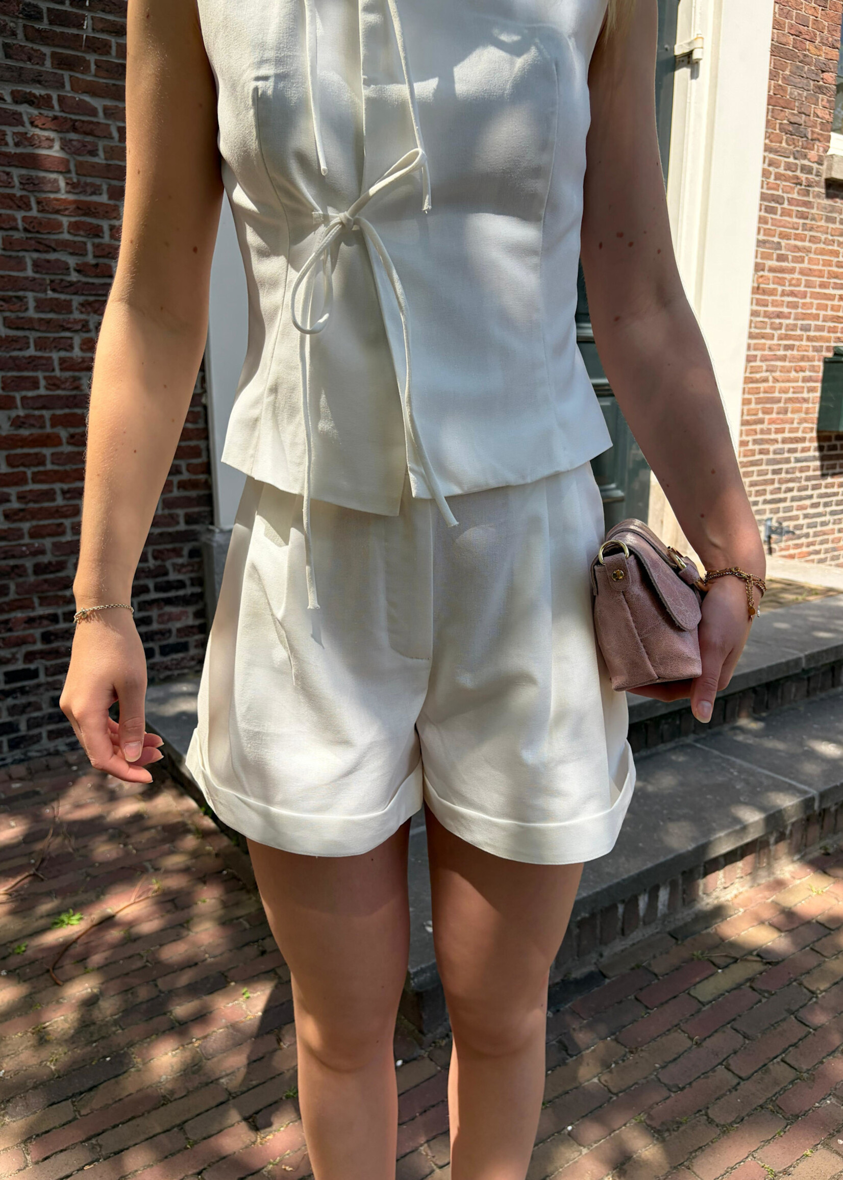 Flo Boutique Short Merel White