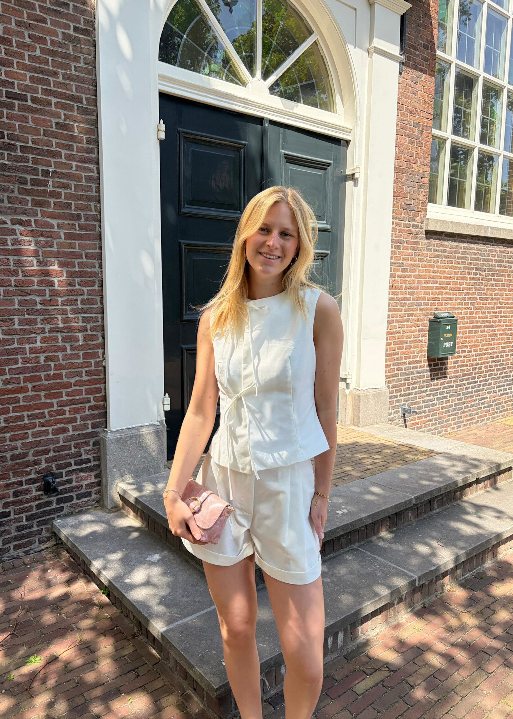 Flo Boutique Short Merel White