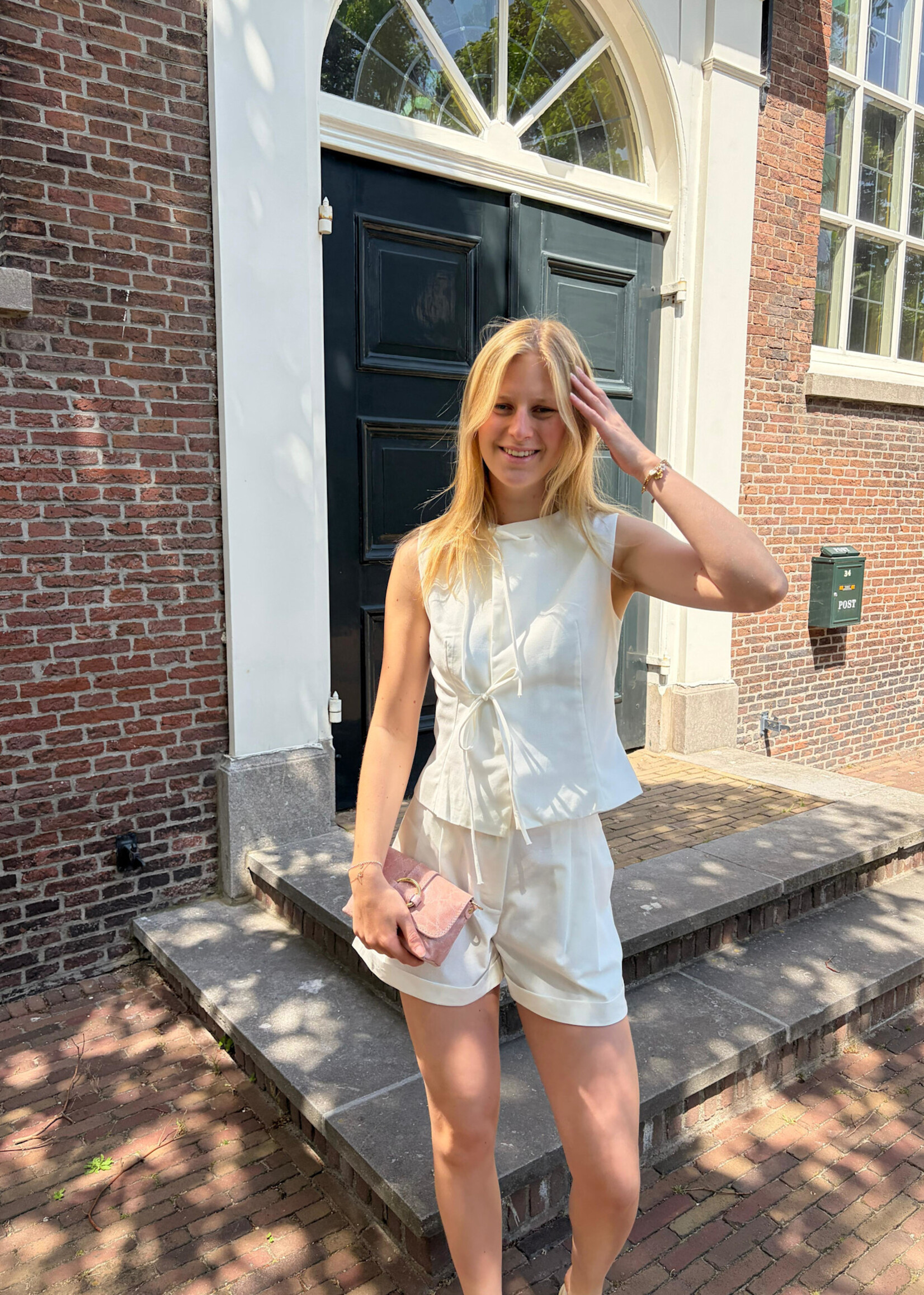 Flo Boutique Gilet Merel White