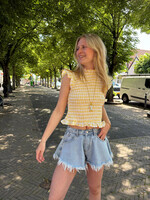 Flo Boutique Top Veer Yellow