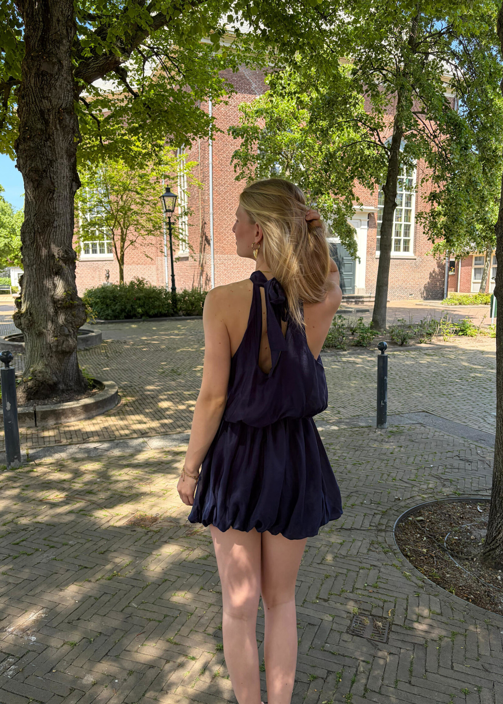 Flo Boutique Jurkje Livy Navy