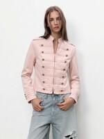 Flo Boutique Denim Jacket Kae Pink