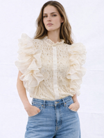 Flo Boutique Top Louise Off-white