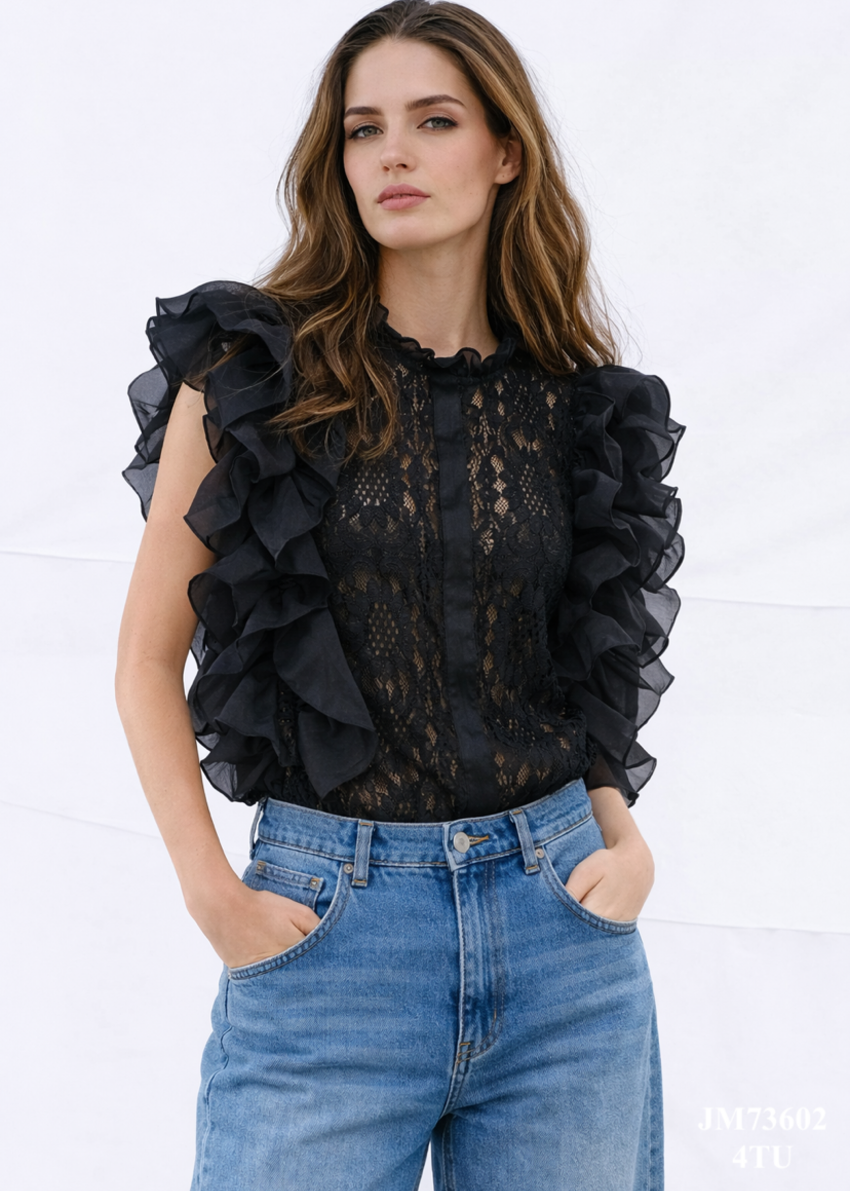 Flo Boutique Top Louise Black