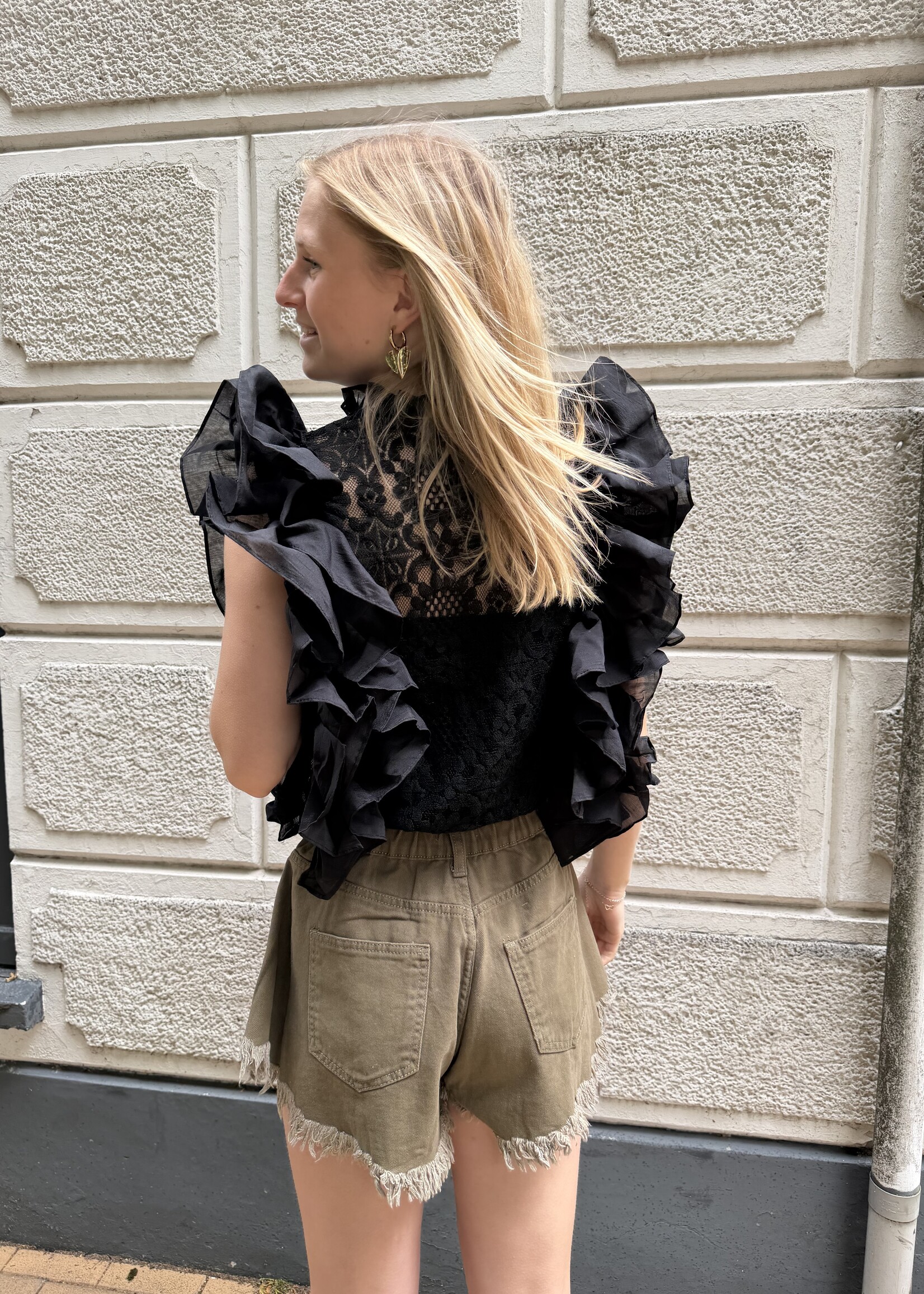 Flo Boutique Top Louise Black