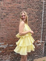 Flo Boutique Jurk Livia Yellow