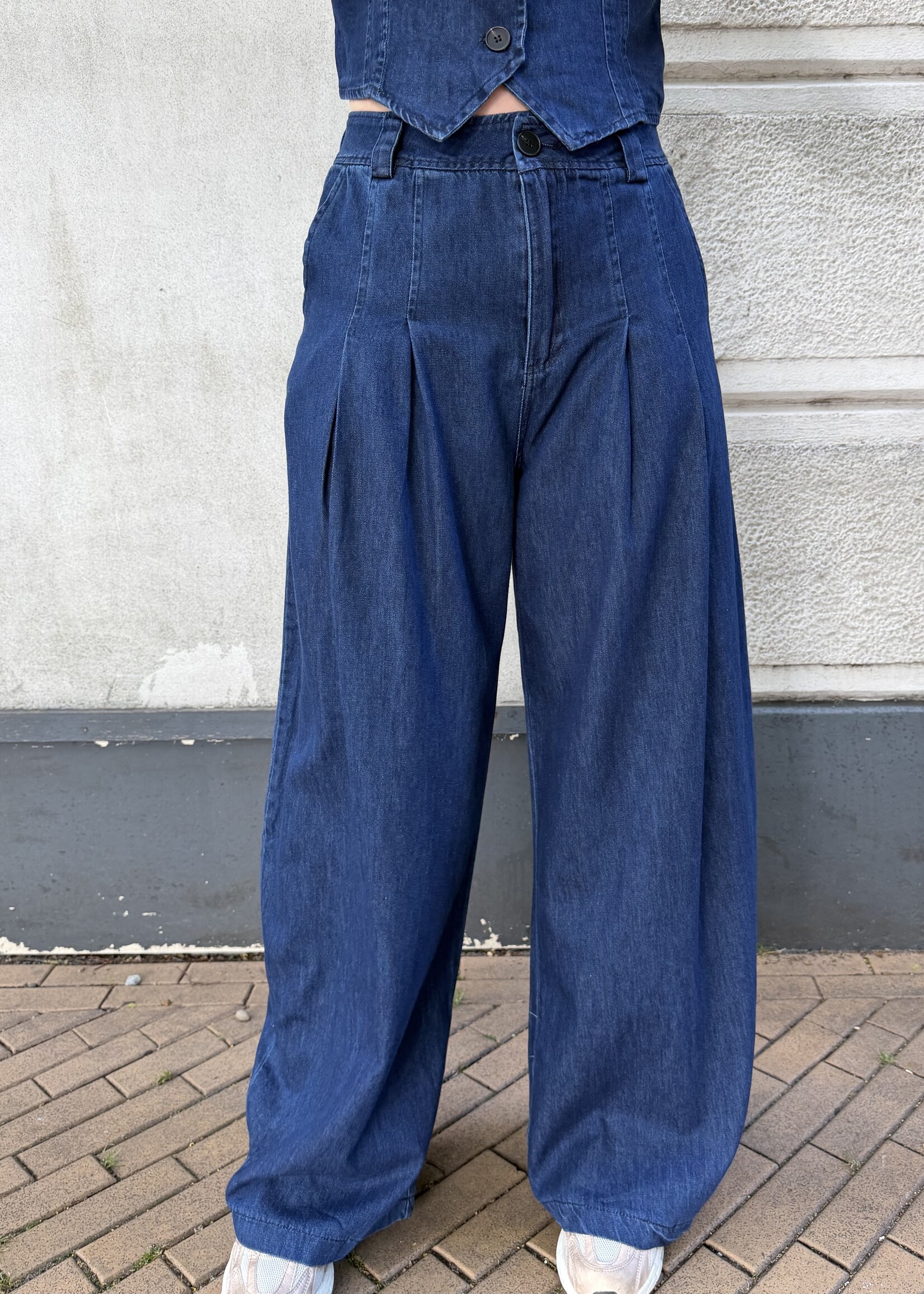 Flo Boutique Denim Broek Stella Blue