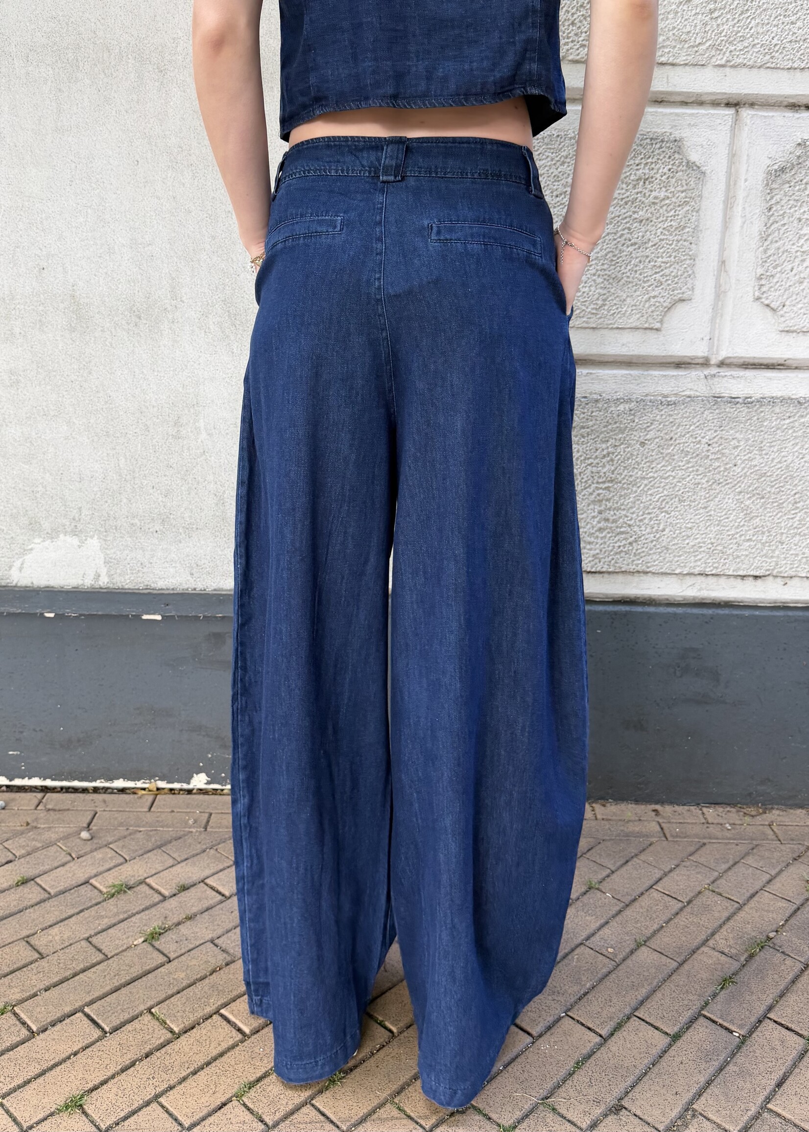 Flo Boutique Denim Broek Stella Blue