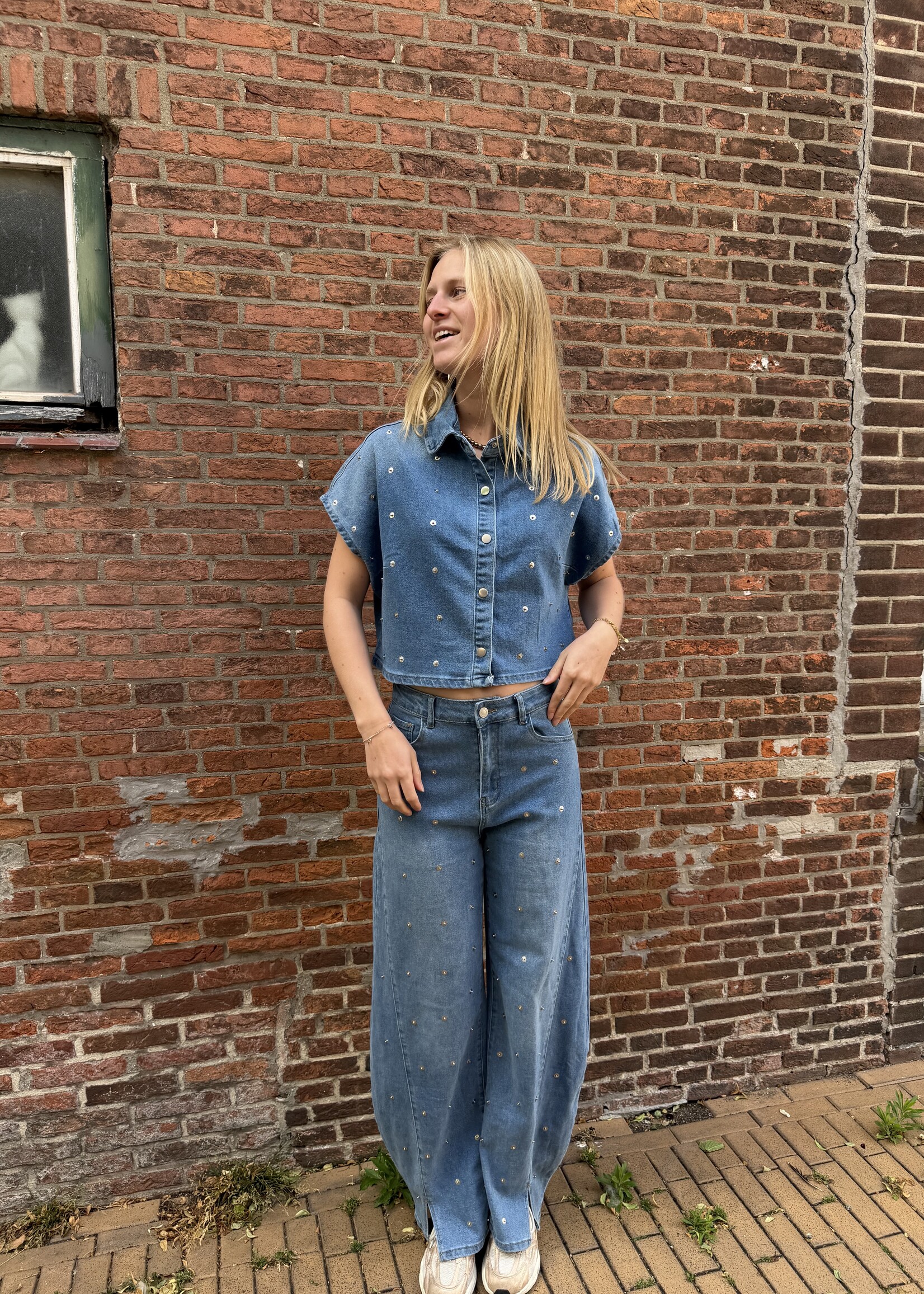 Flo Boutique Balloon Jeans Milo Buttons