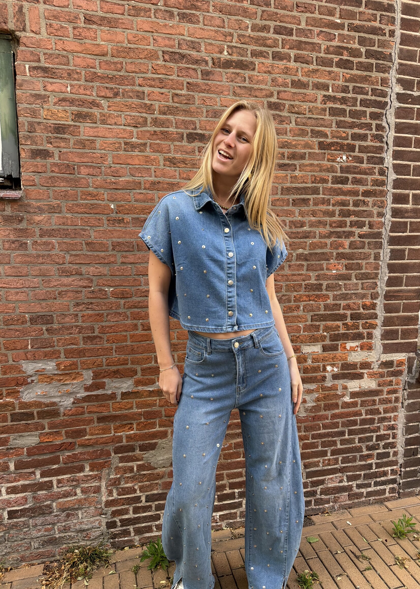 Flo Boutique Balloon Jeans Milo Buttons