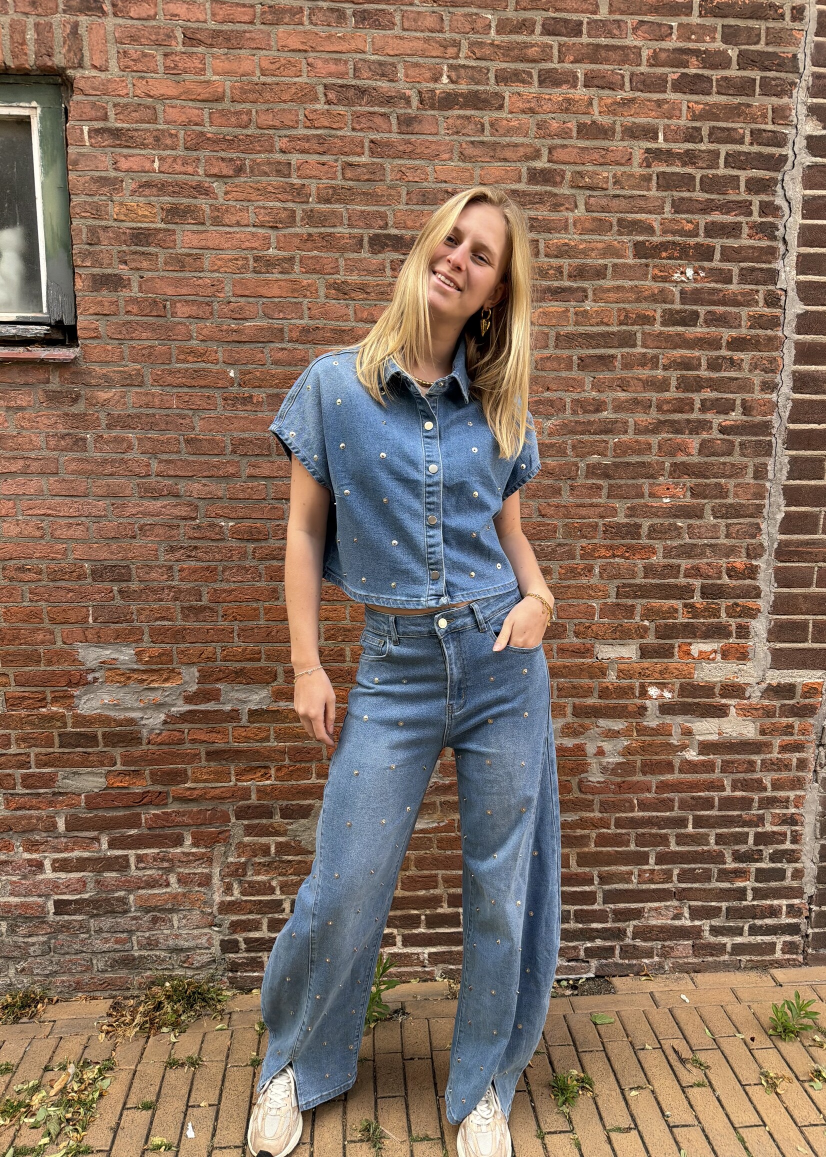 Flo Boutique Balloon Jeans Milo Buttons