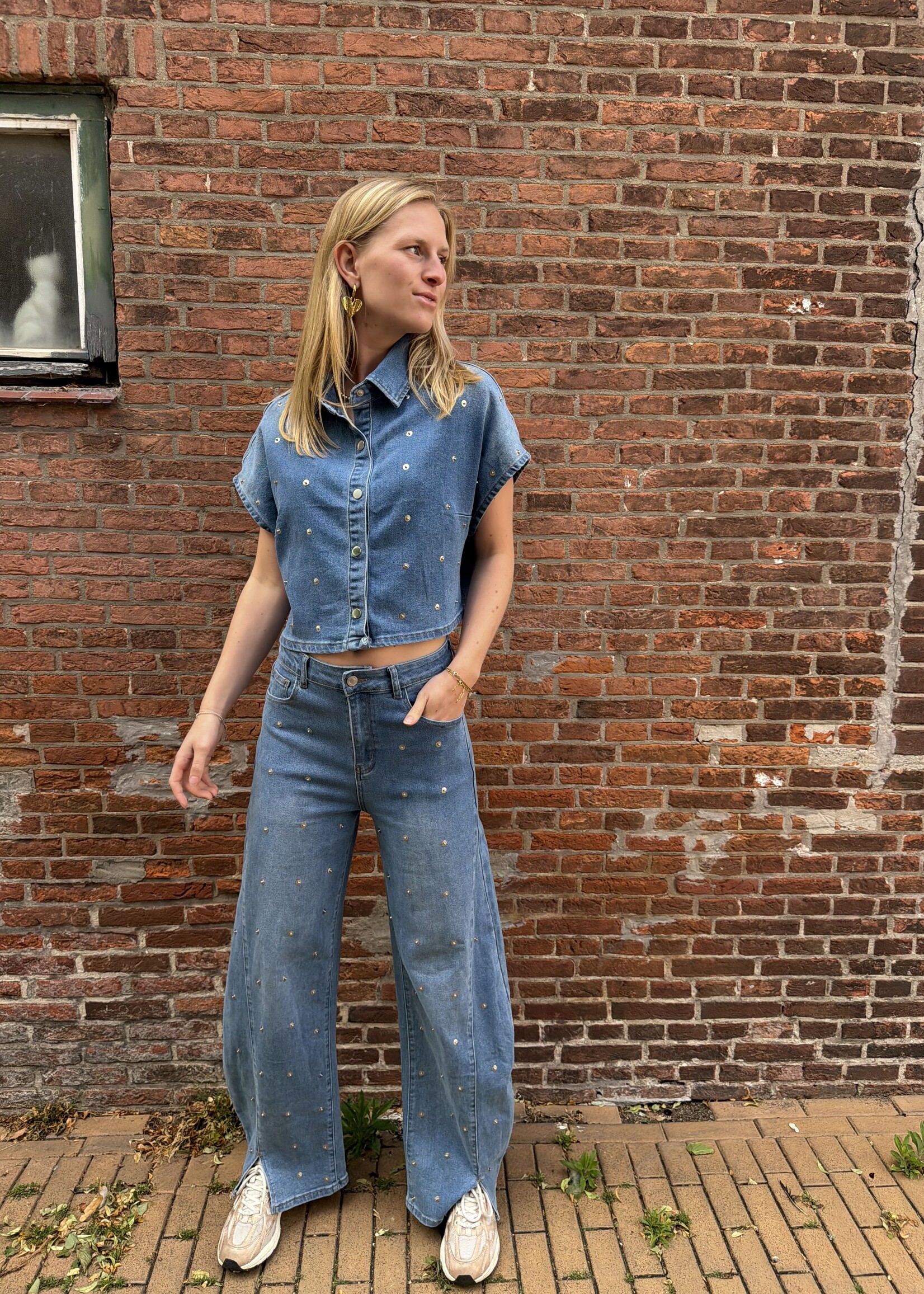 Flo Boutique Balloon Jeans Milo Buttons