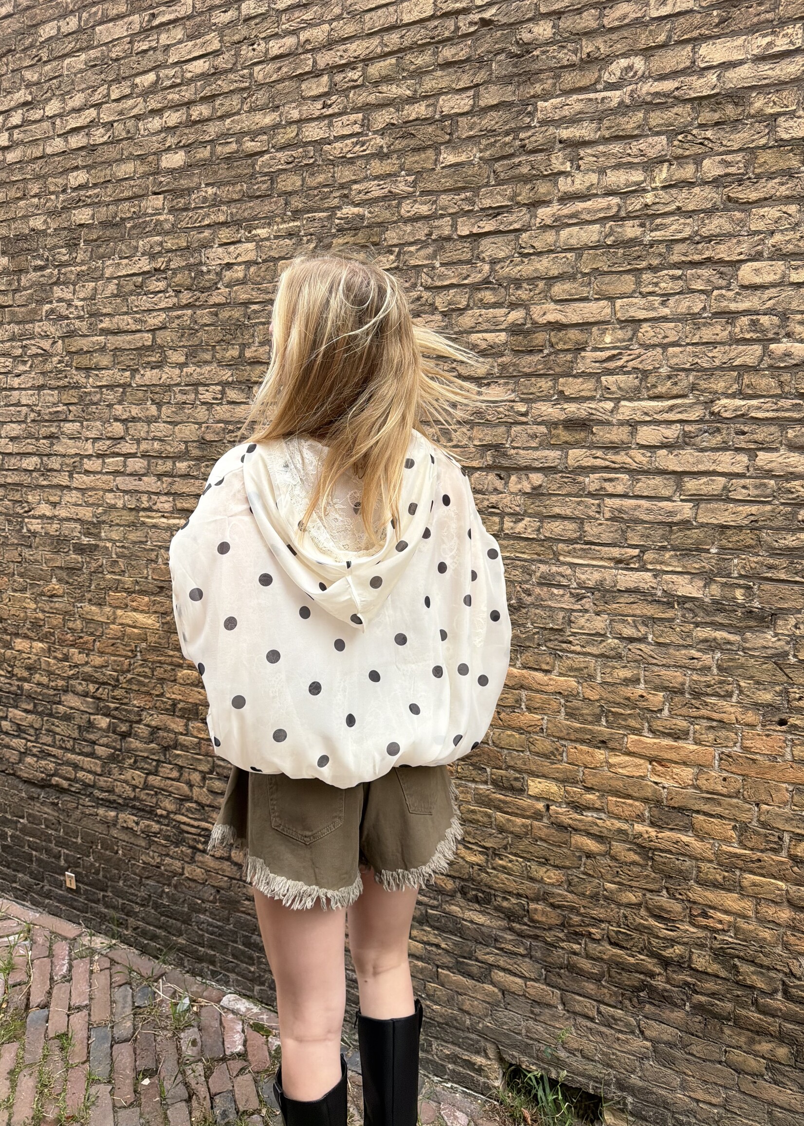 Flo Boutique Jasje Riva Dots Beige