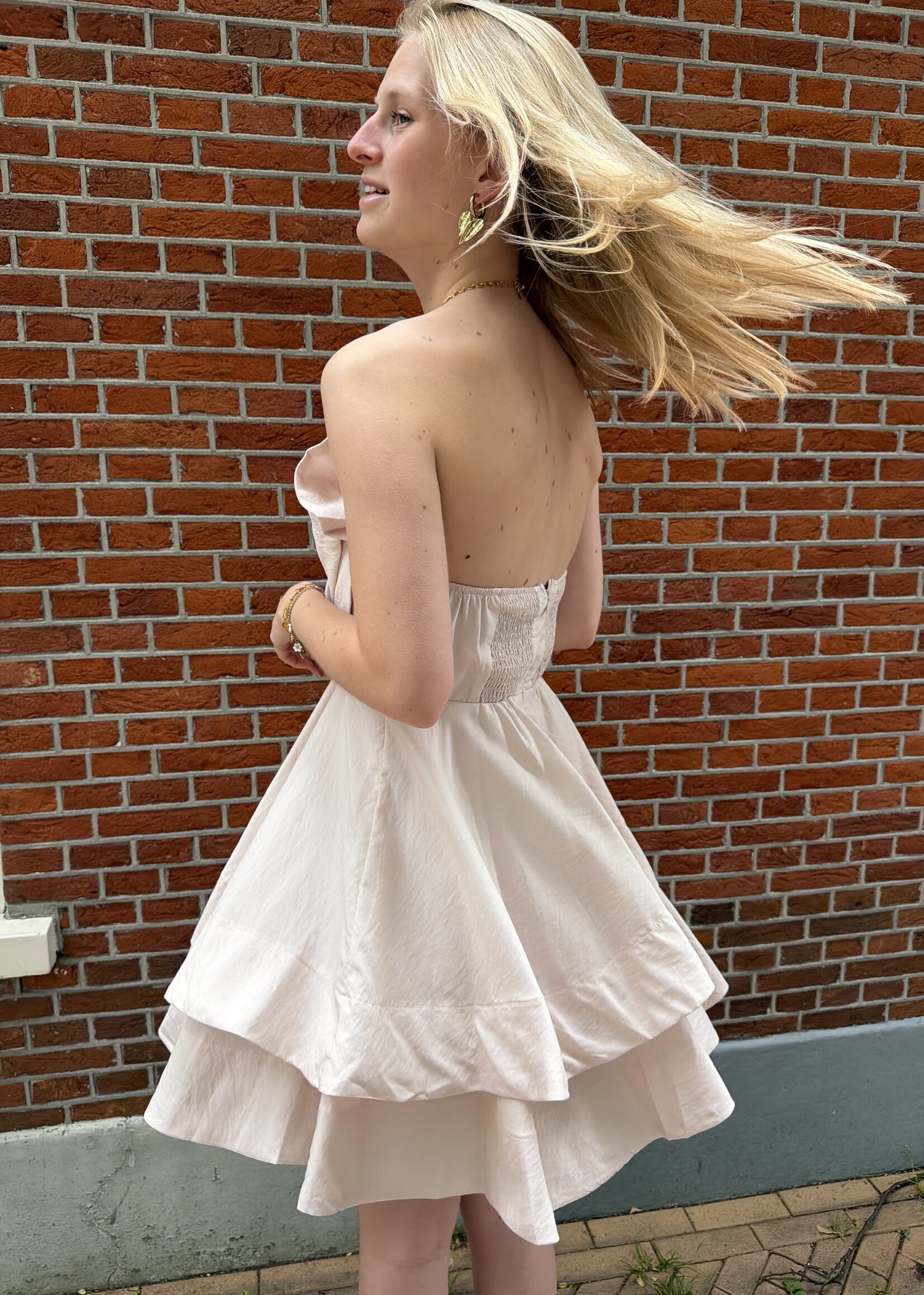 Flo Boutique Jurk Lente Pink