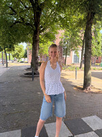 Flo Boutique Top Amélie Dots White