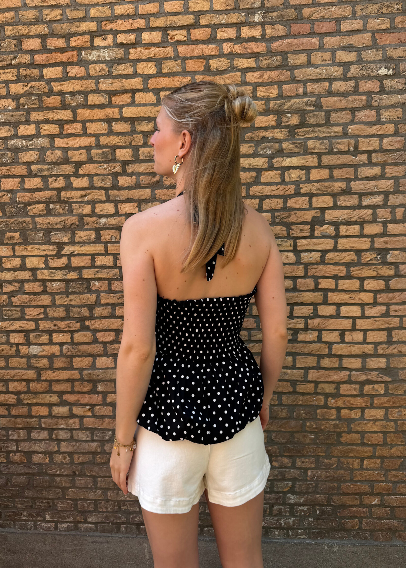 Flo Boutique Top Amélie Dots Black