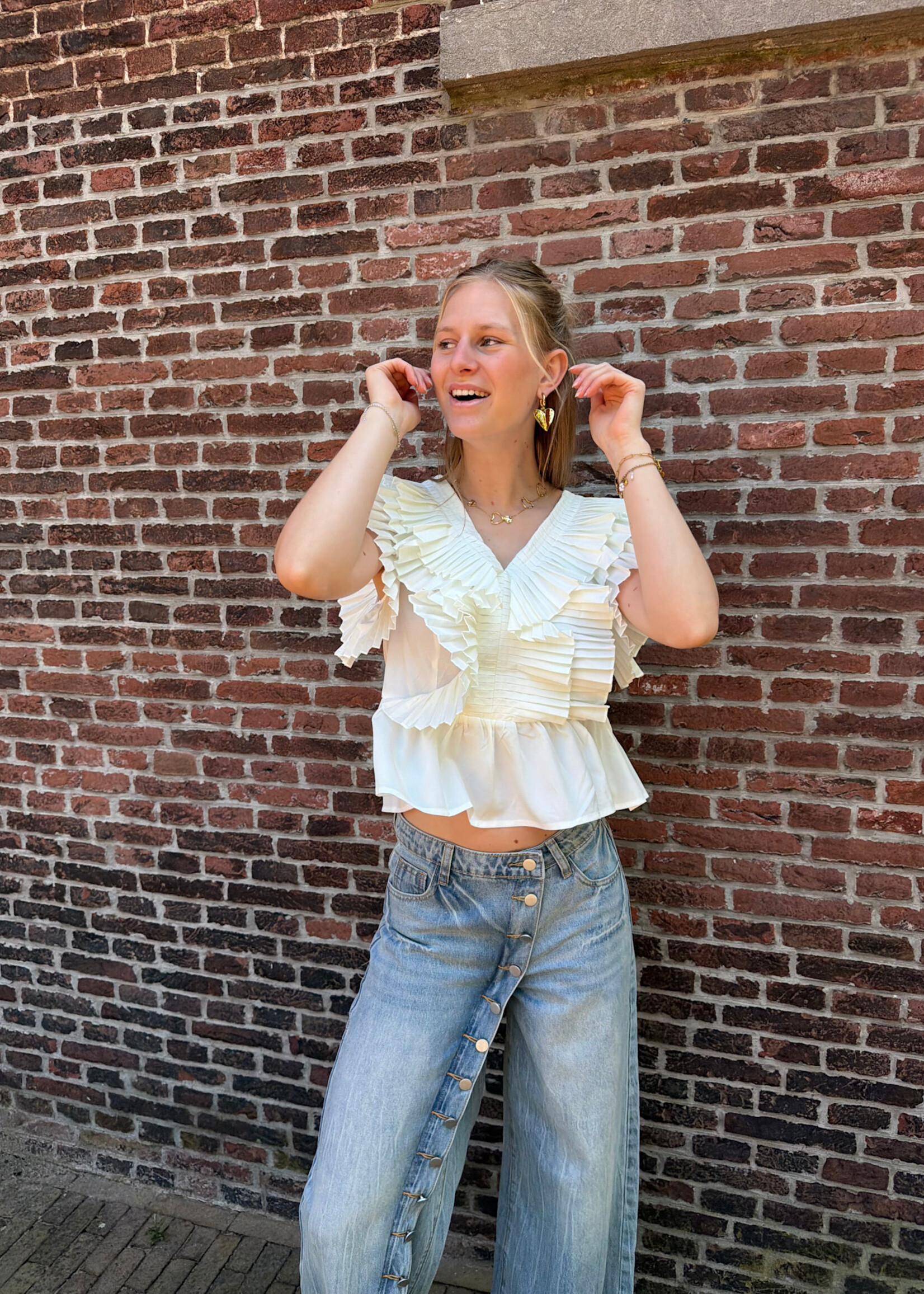 Flo Boutique Top Yara White