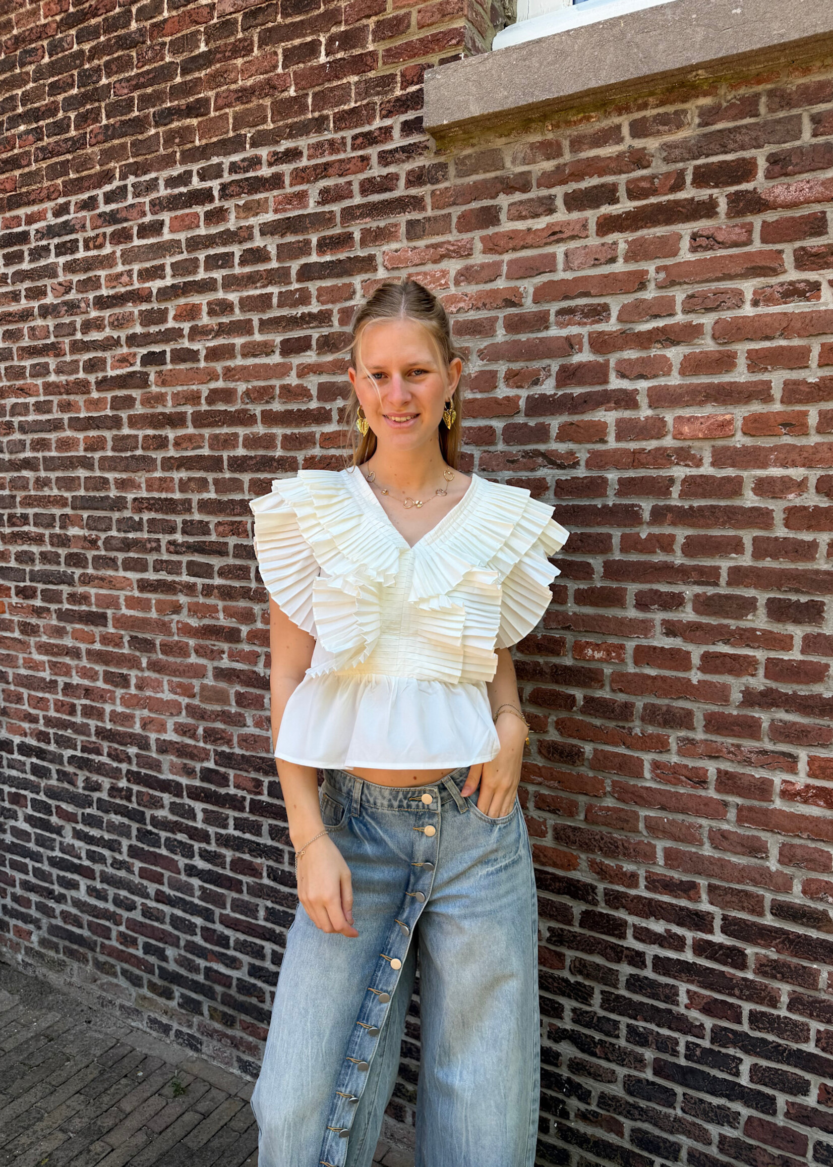 Flo Boutique Top Yara White