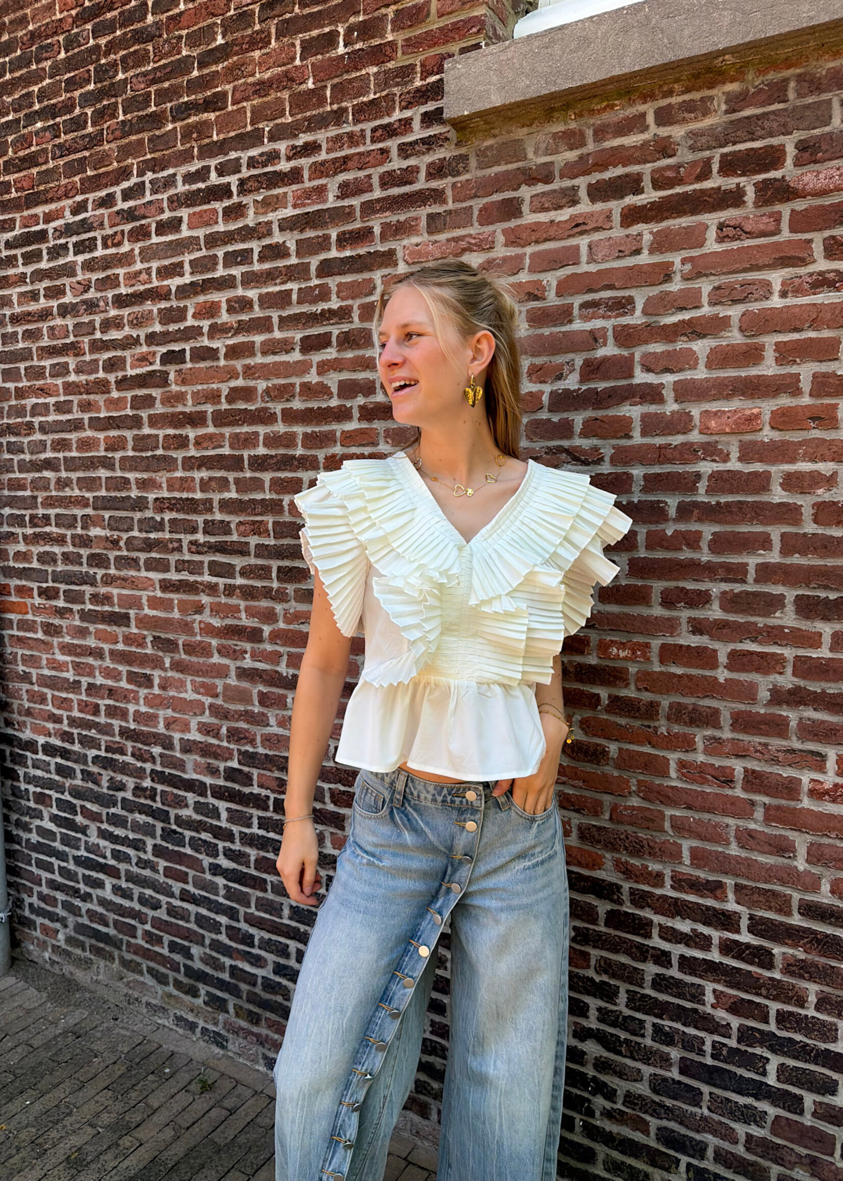 Flo Boutique Top Yara White