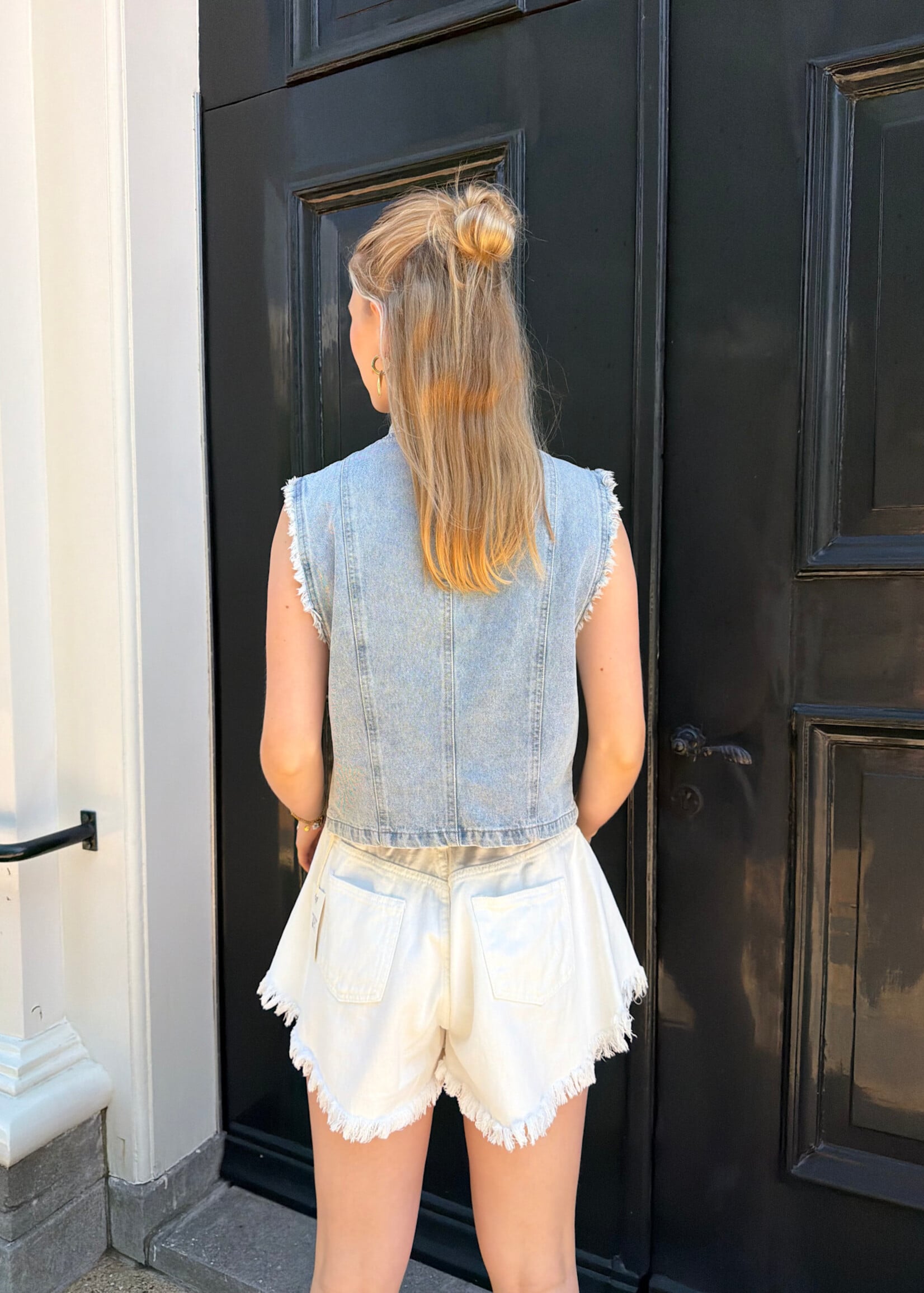 Flo Boutique Denim Gilet Kaatje