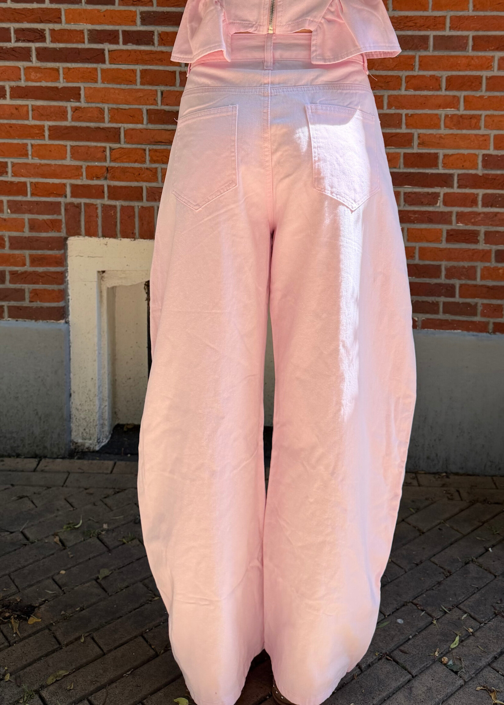 Flo Boutique Balloon Jeans Kes Pink