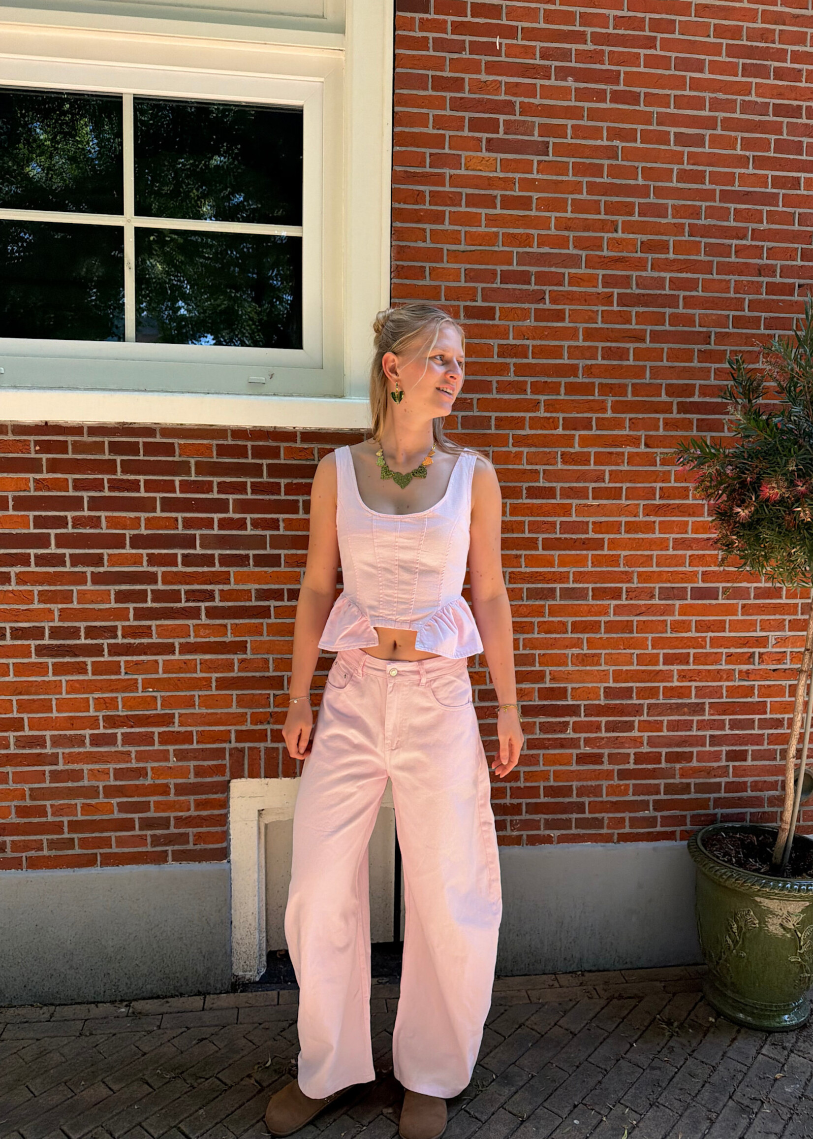 Flo Boutique Top Kes Pink