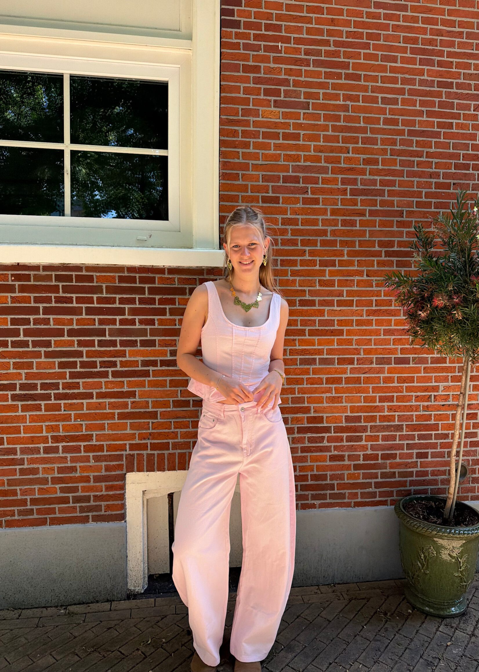 Flo Boutique Top Kes Pink
