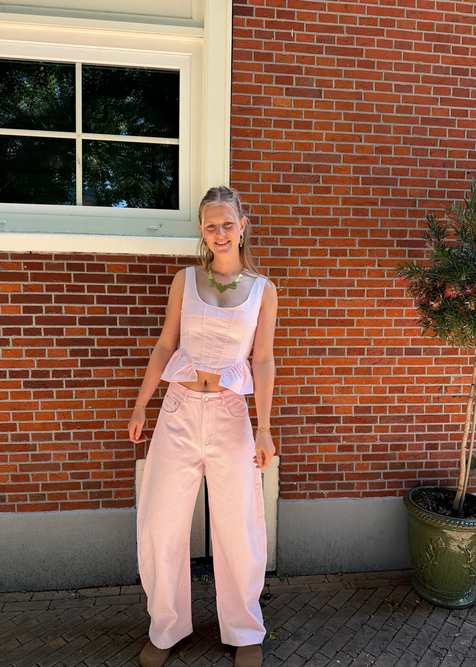 Flo Boutique Top Kes Pink