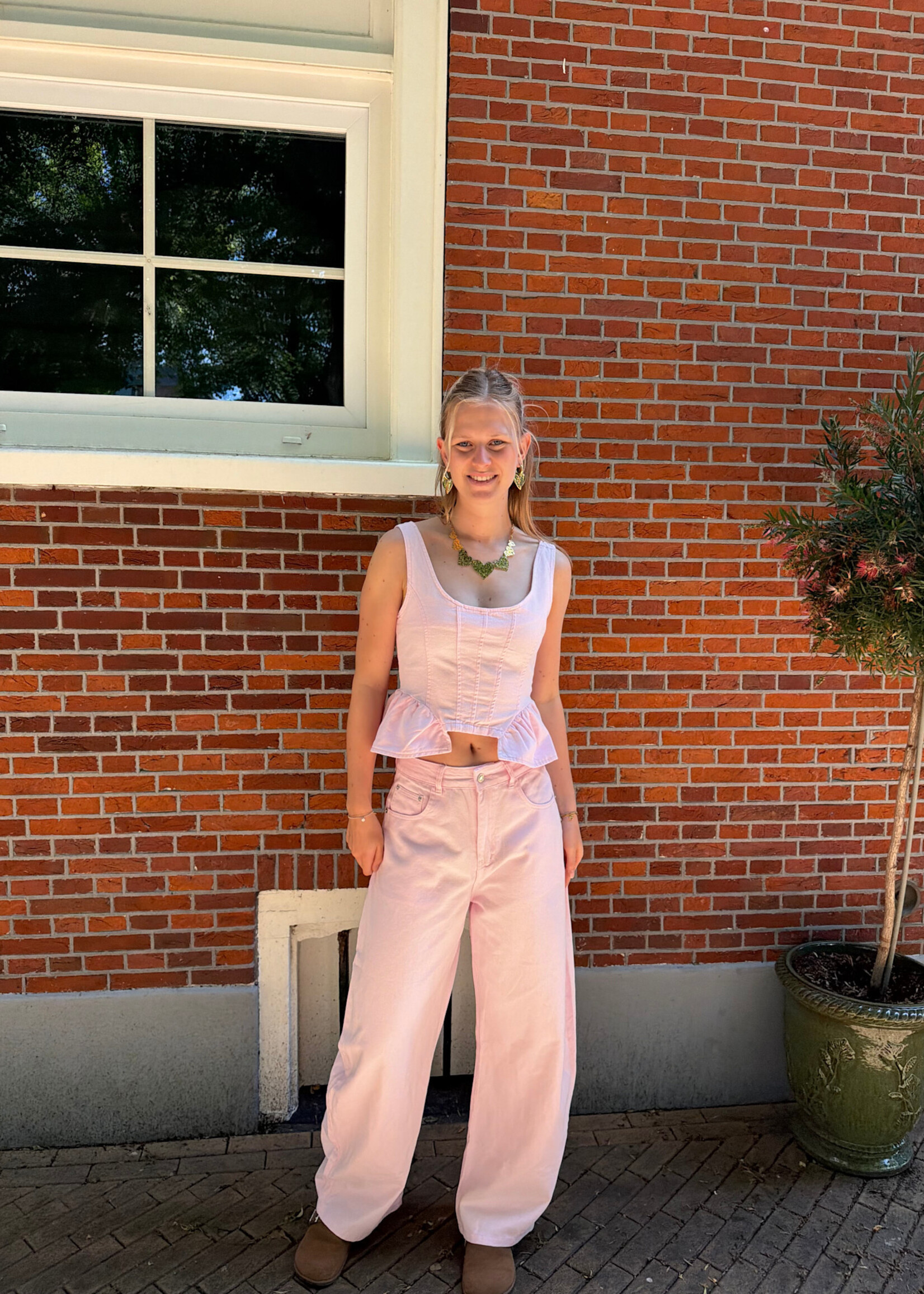 Flo Boutique Top Kes Pink