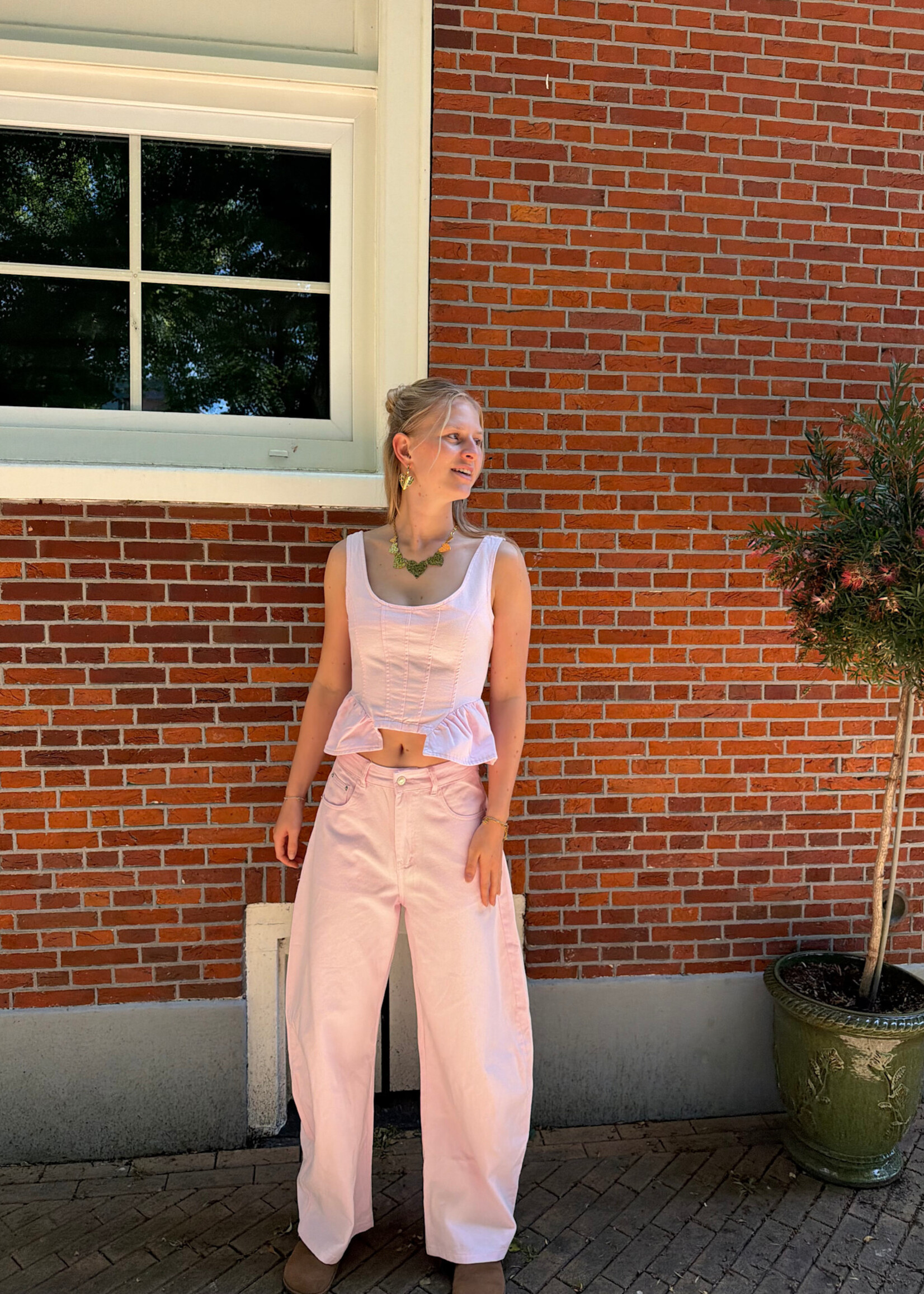 Flo Boutique Top Kes Pink