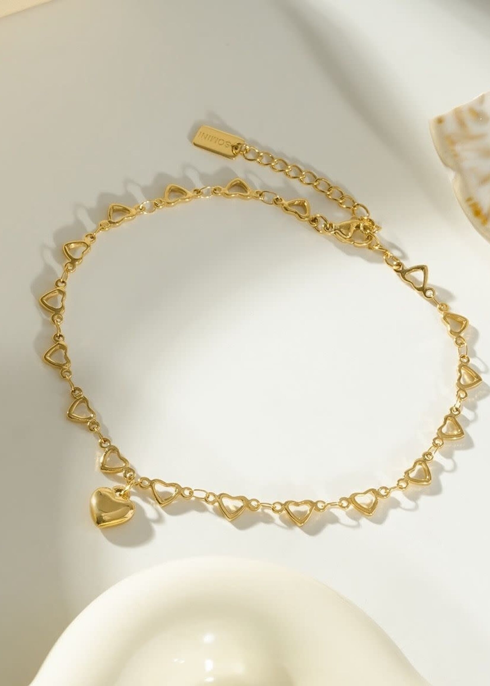 Flo Boutique Enkelbandje Hearts