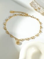 Flo Boutique Enkelbandje Hearts