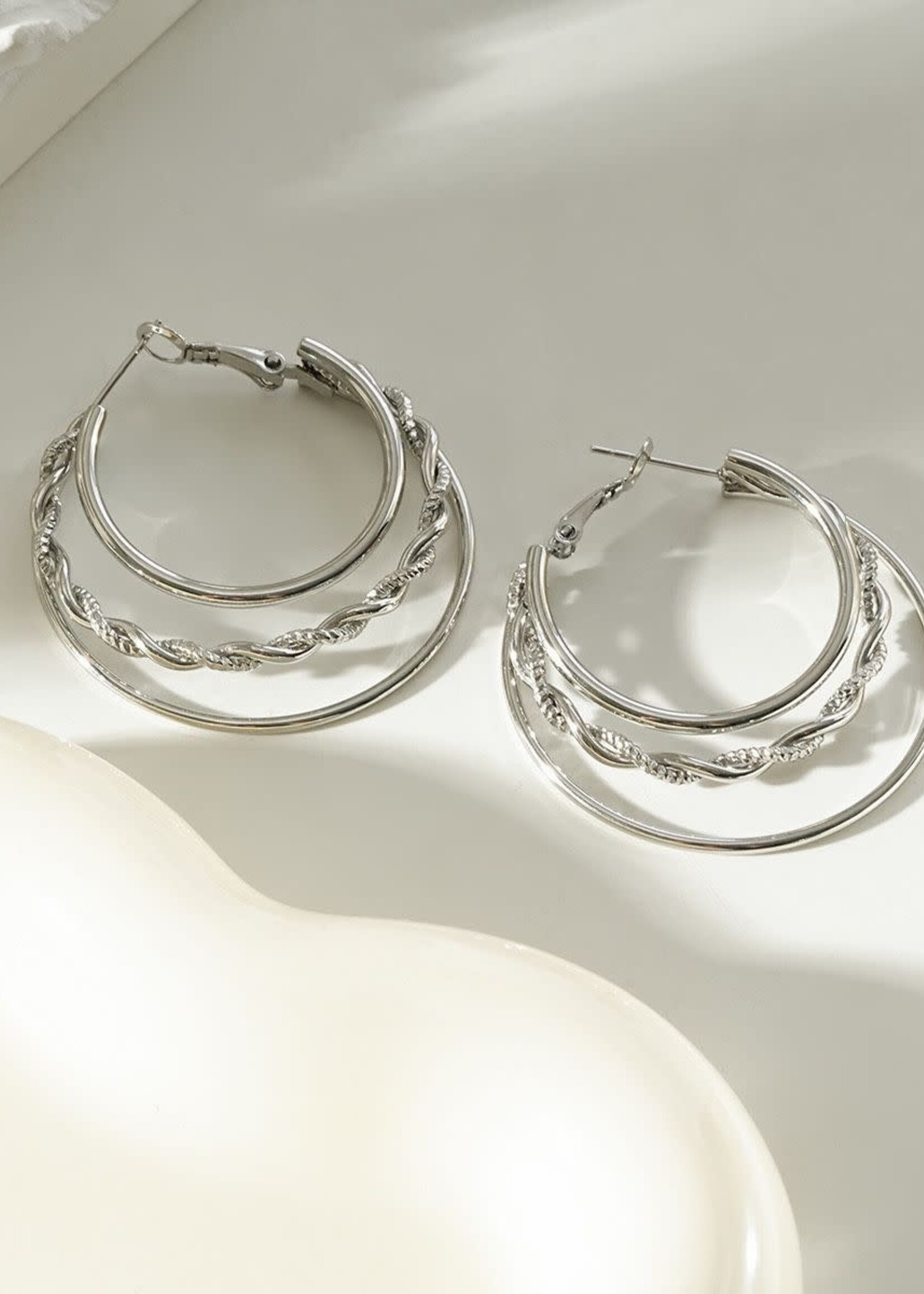 Flo Boutique Triple Hoops