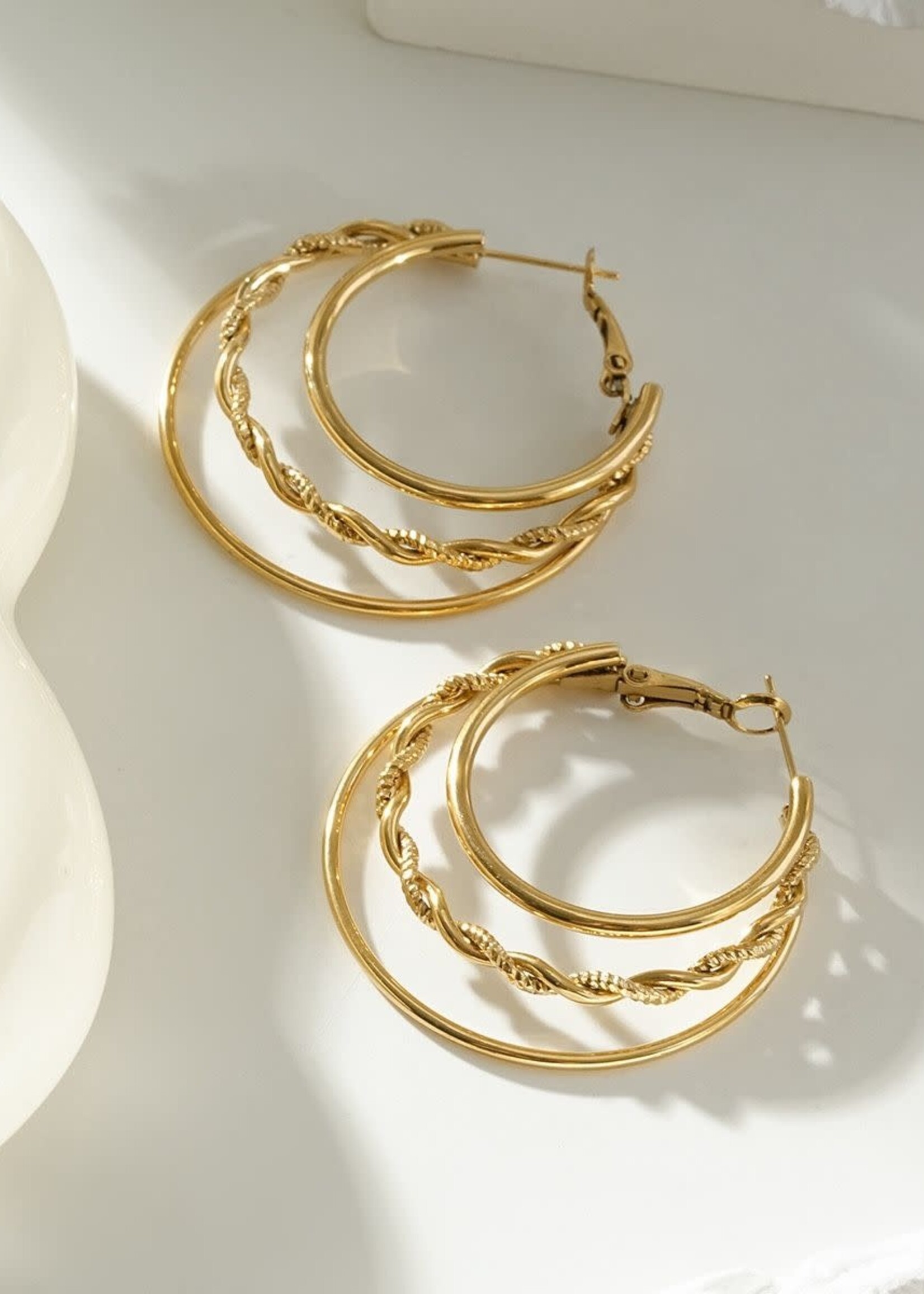 Flo Boutique Triple Hoops
