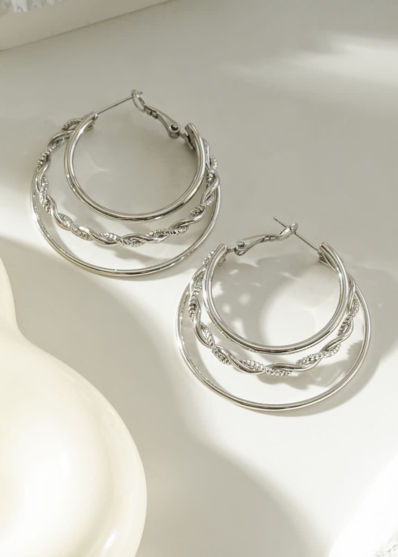 Flo Boutique Triple Hoops