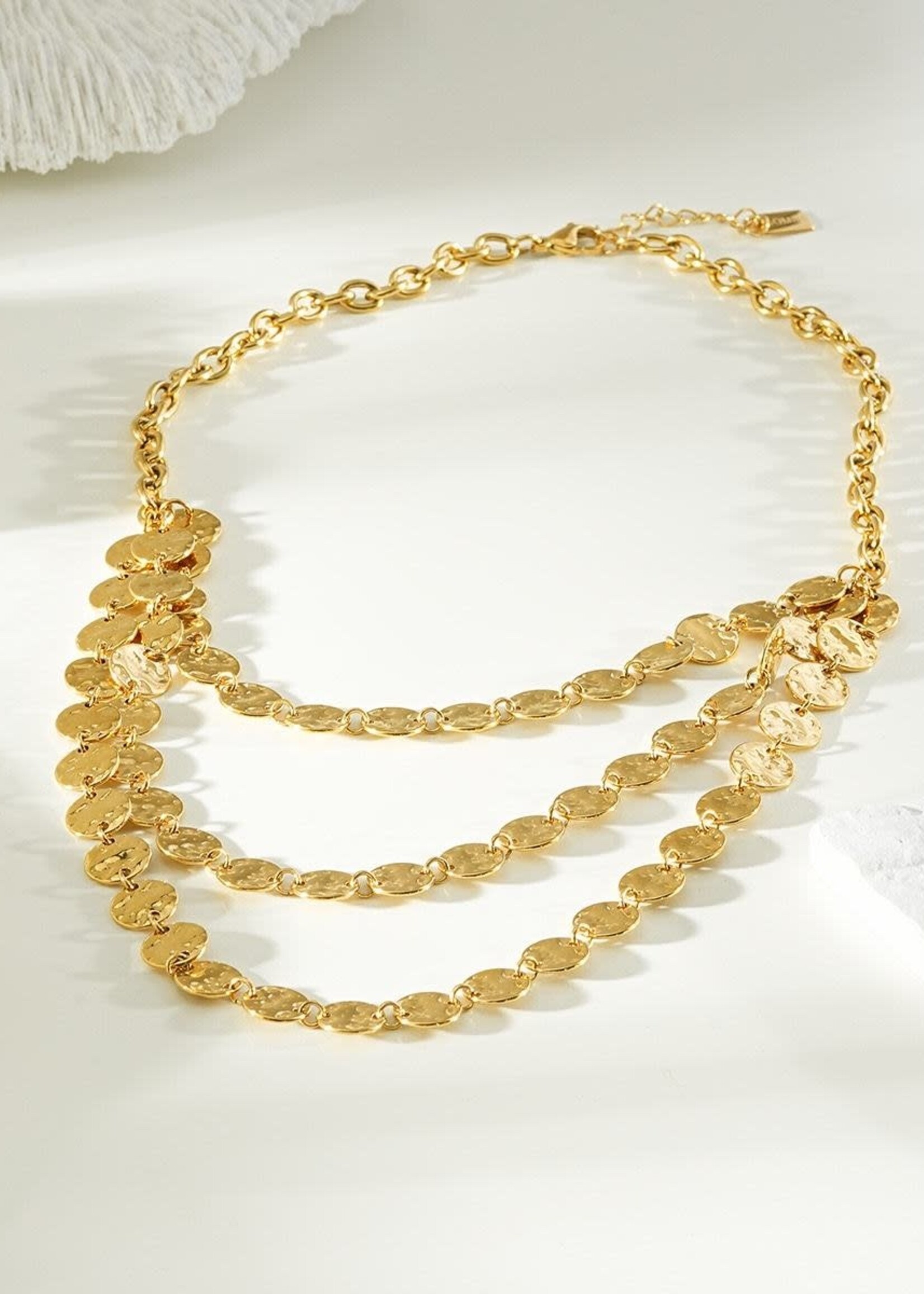 Flo Boutique Triple layer necklace rounds