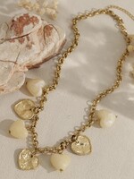 Flo Boutique Ketting Coloured Hearts