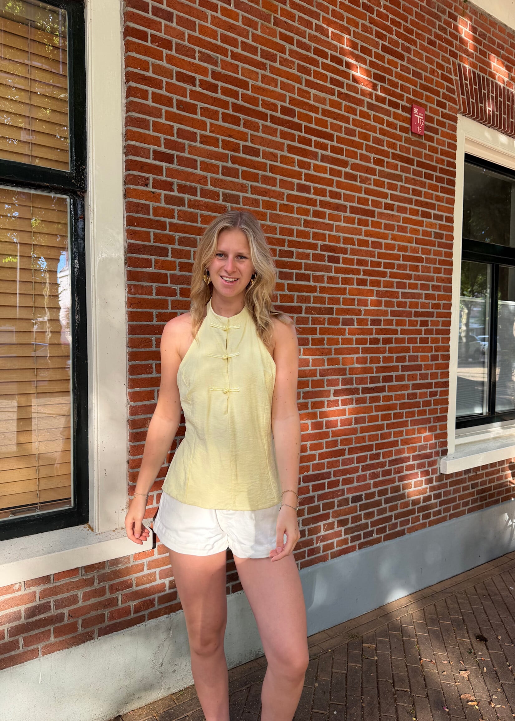 Flo Boutique Top Cita Yellow