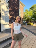 Flo Boutique Top Doris Dots White