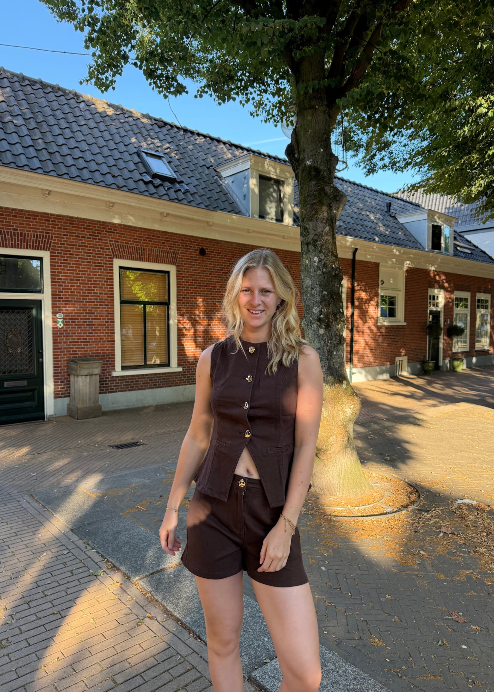 Flo Boutique Top Izzy Brown